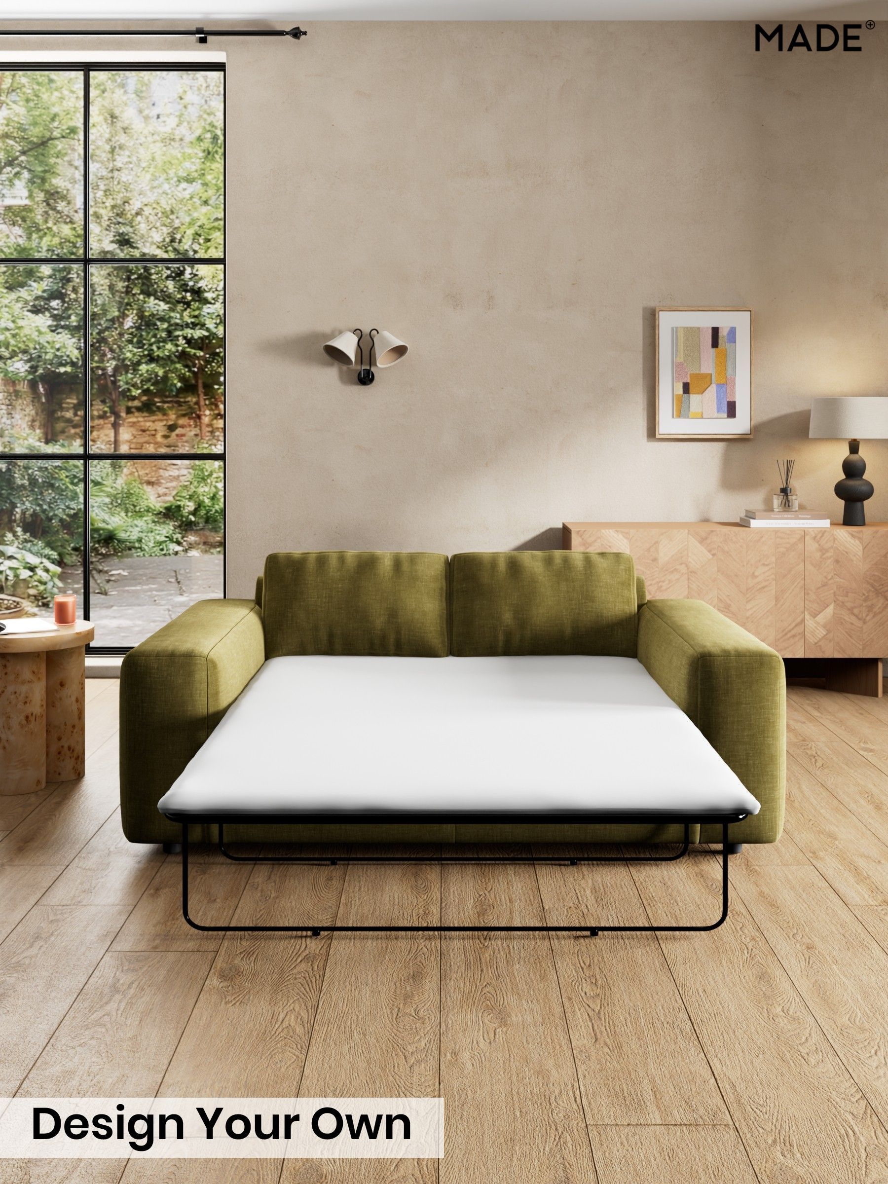 Etched Chenille/Moss Green - Alec By Made