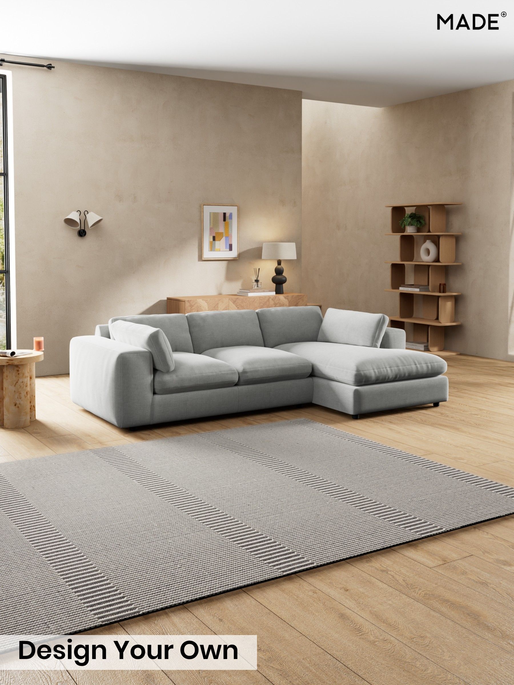 Etched Chenille/Pale Grey - Alec By Made