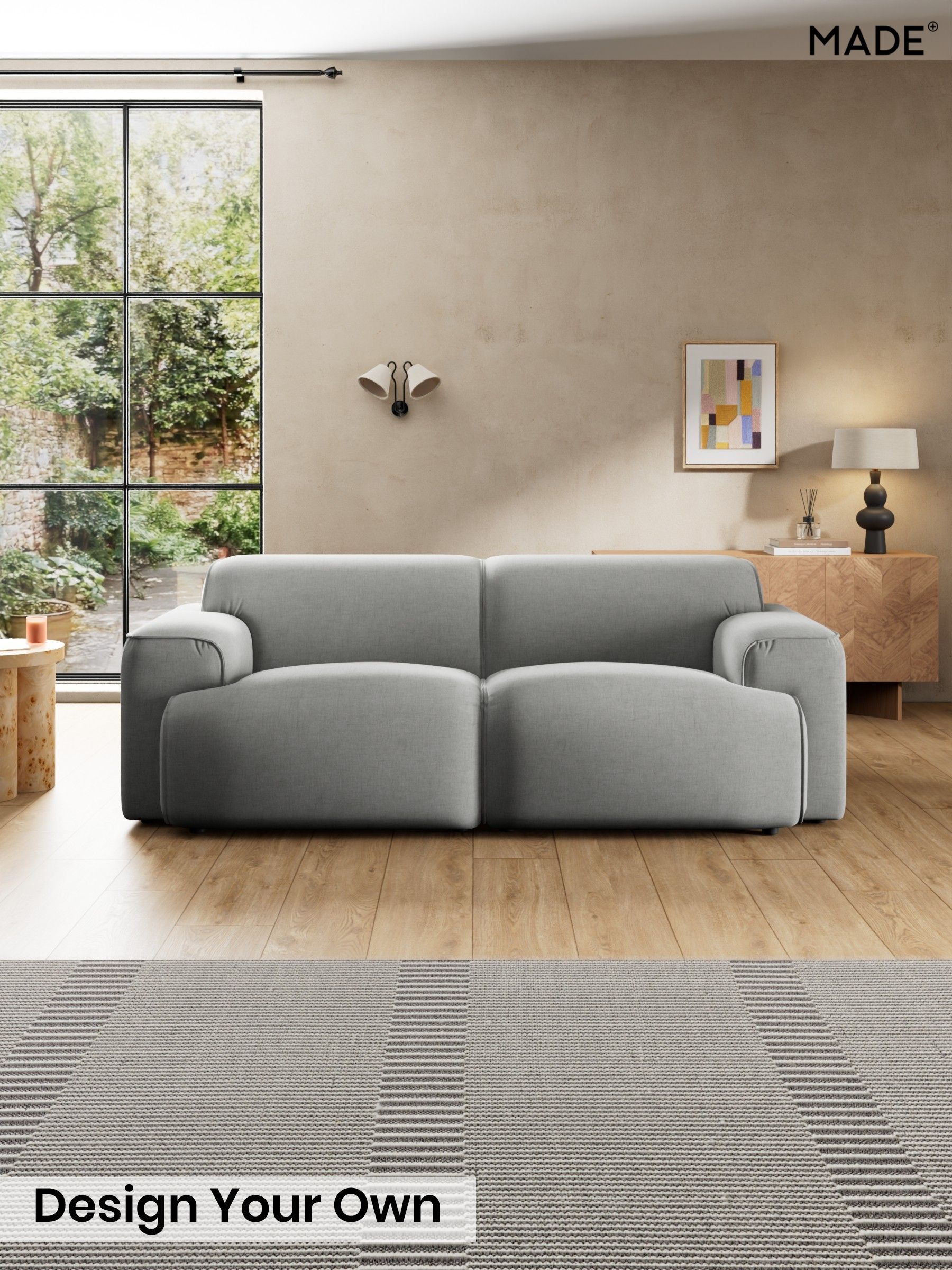 Etched Chenille/Pale Grey - Avalon By Made