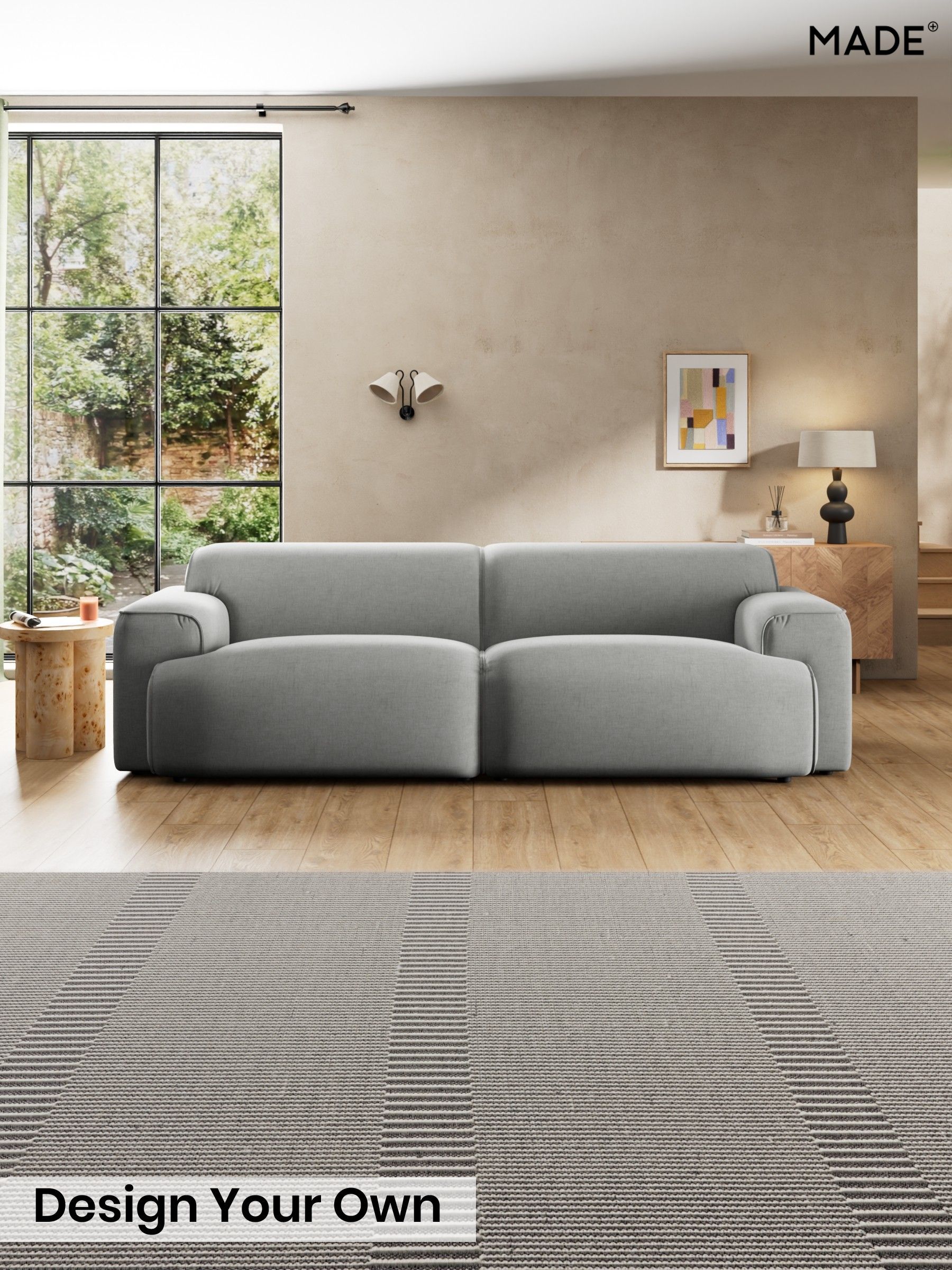 Etched Chenille/Pale Grey - Avalon By Made