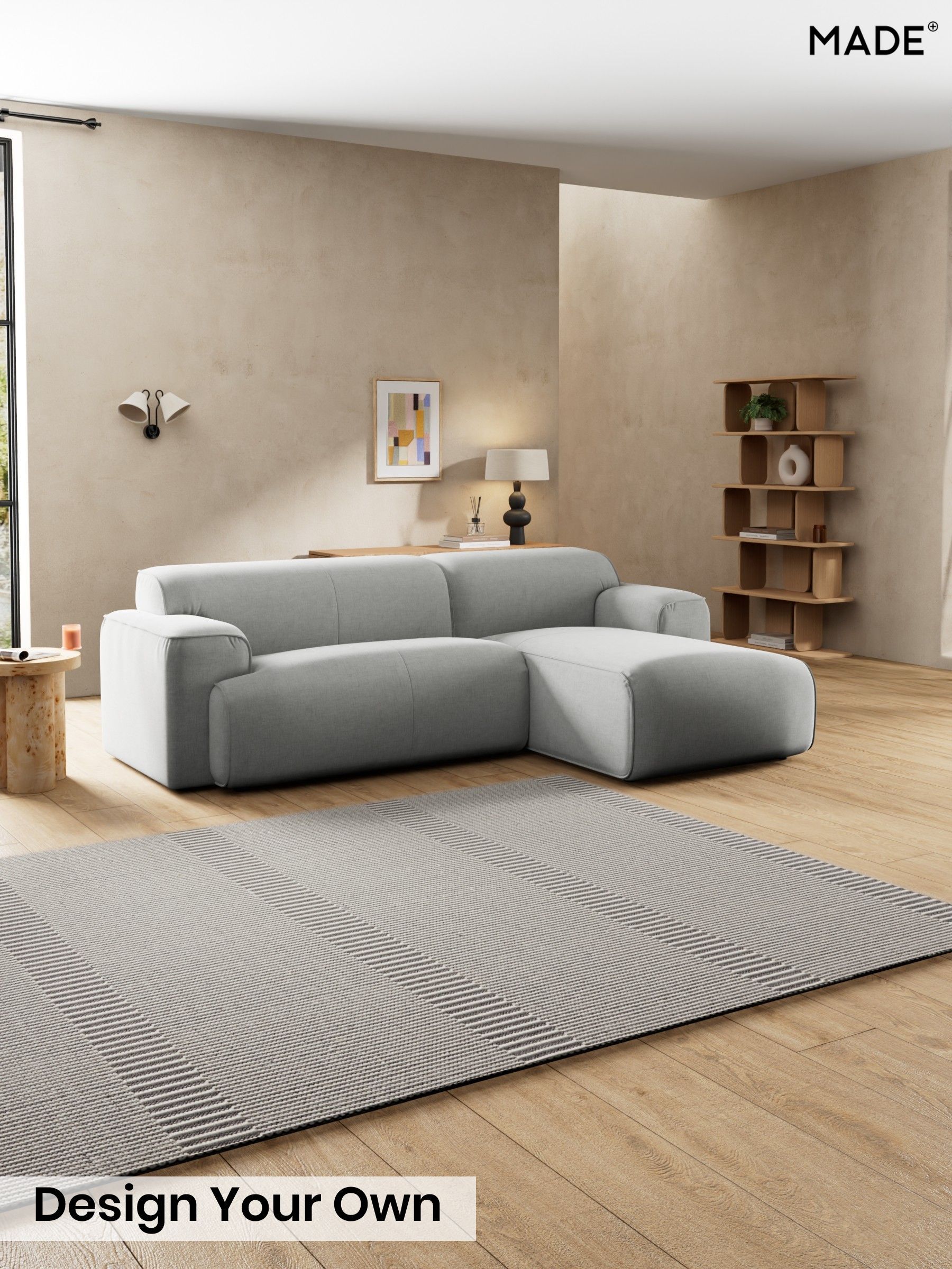 Etched Chenille/Pale Grey - Avalon By Made