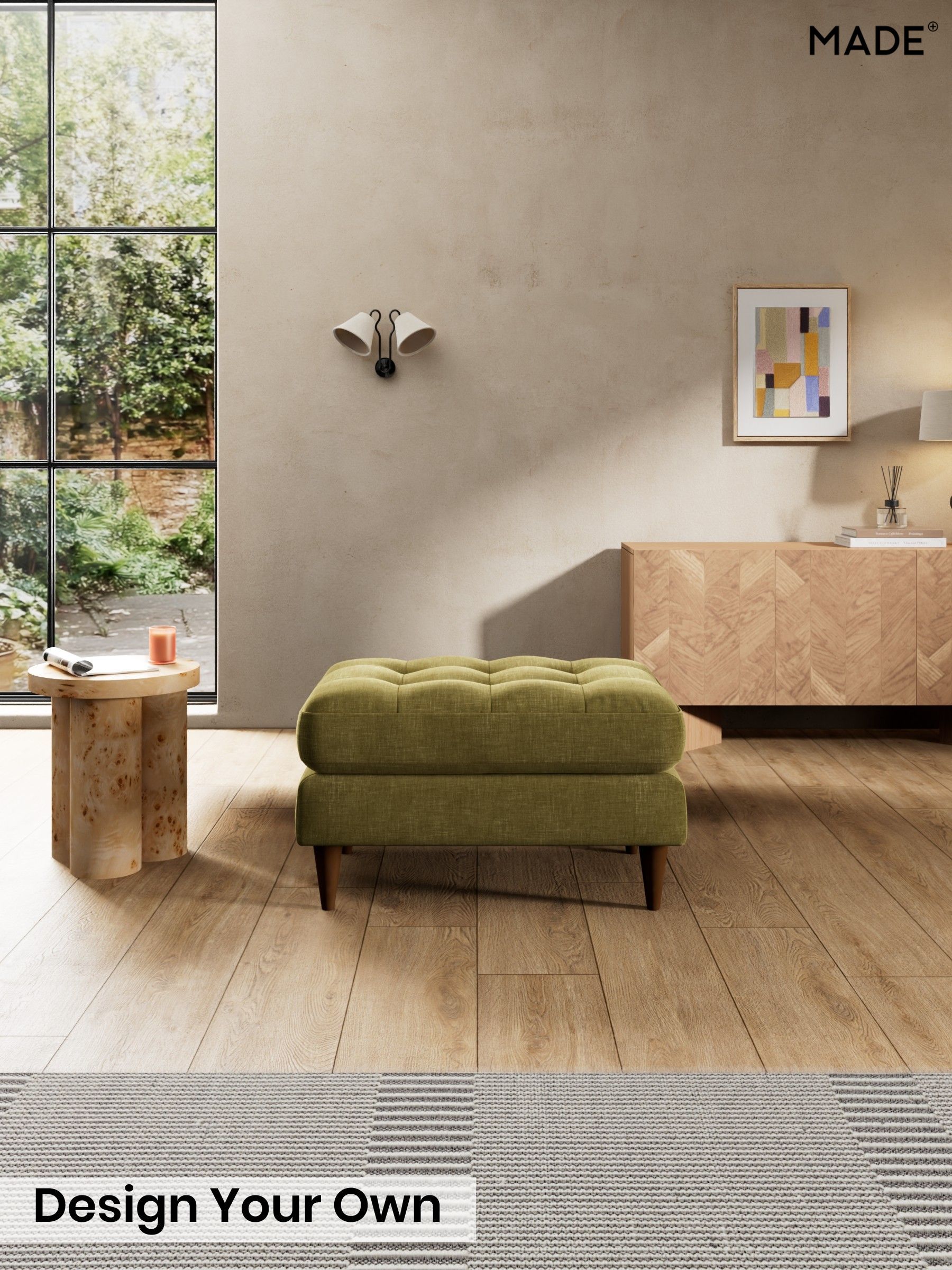 Etched Chenille/Moss Green - Scott By Made