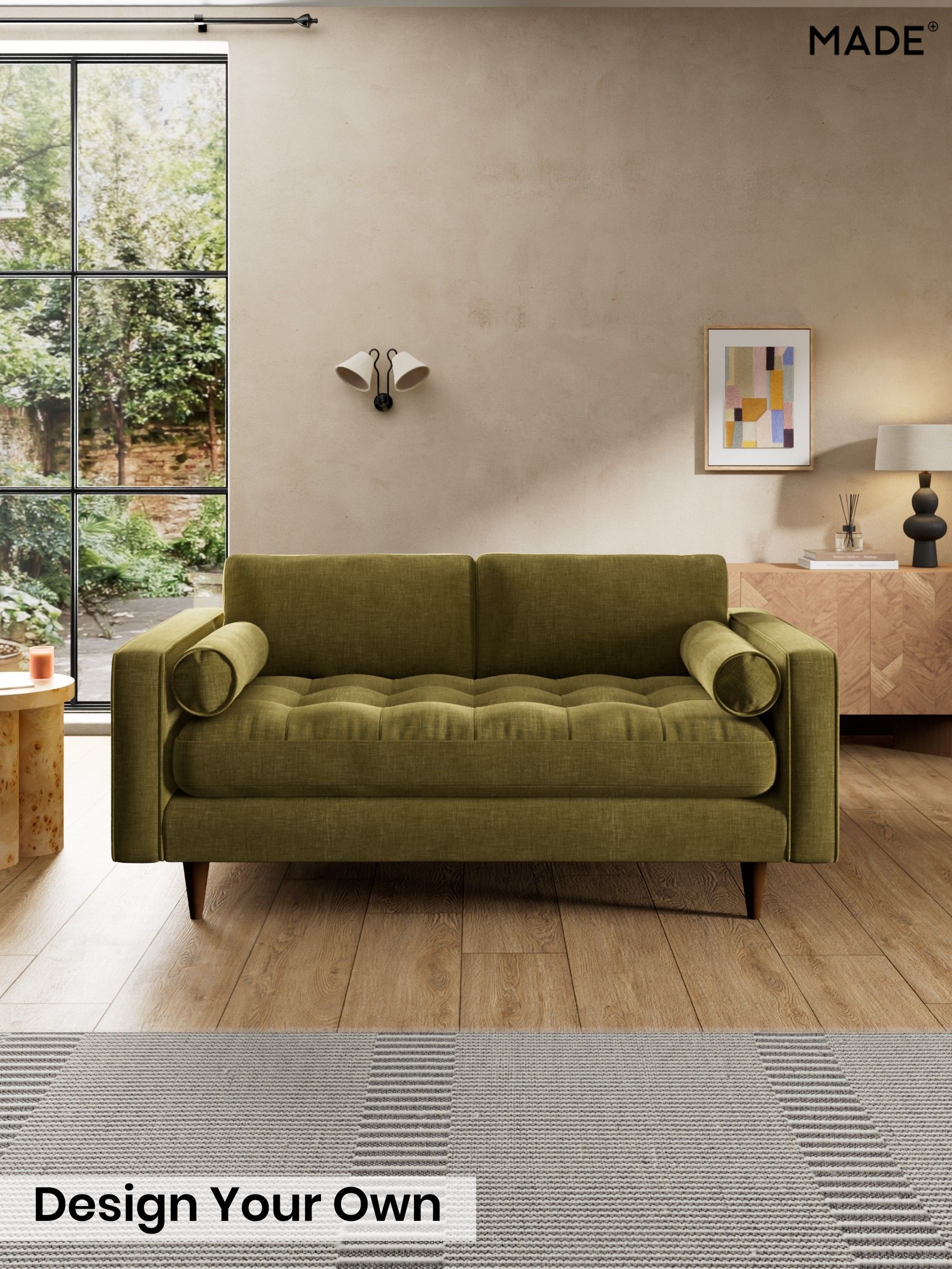 Etched Chenille/Moss Green - Scott By Made