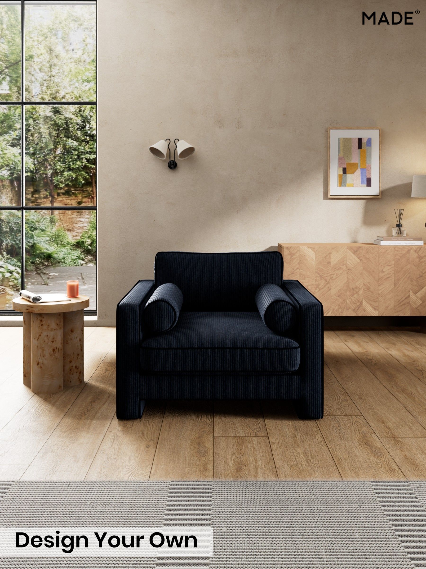 Matt Corduroy/Midnight Blue - Holloway By Made
