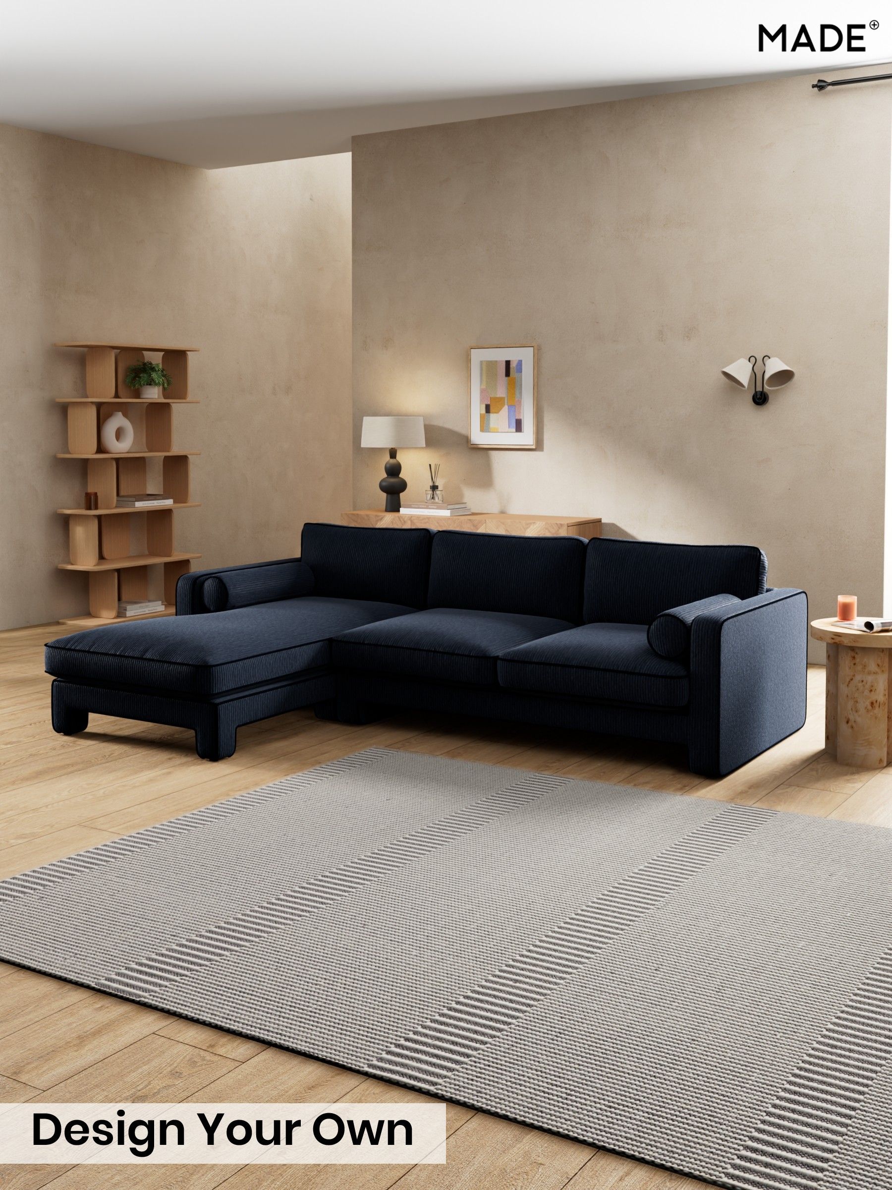 Matt Corduroy/Midnight Blue - Holloway By Made