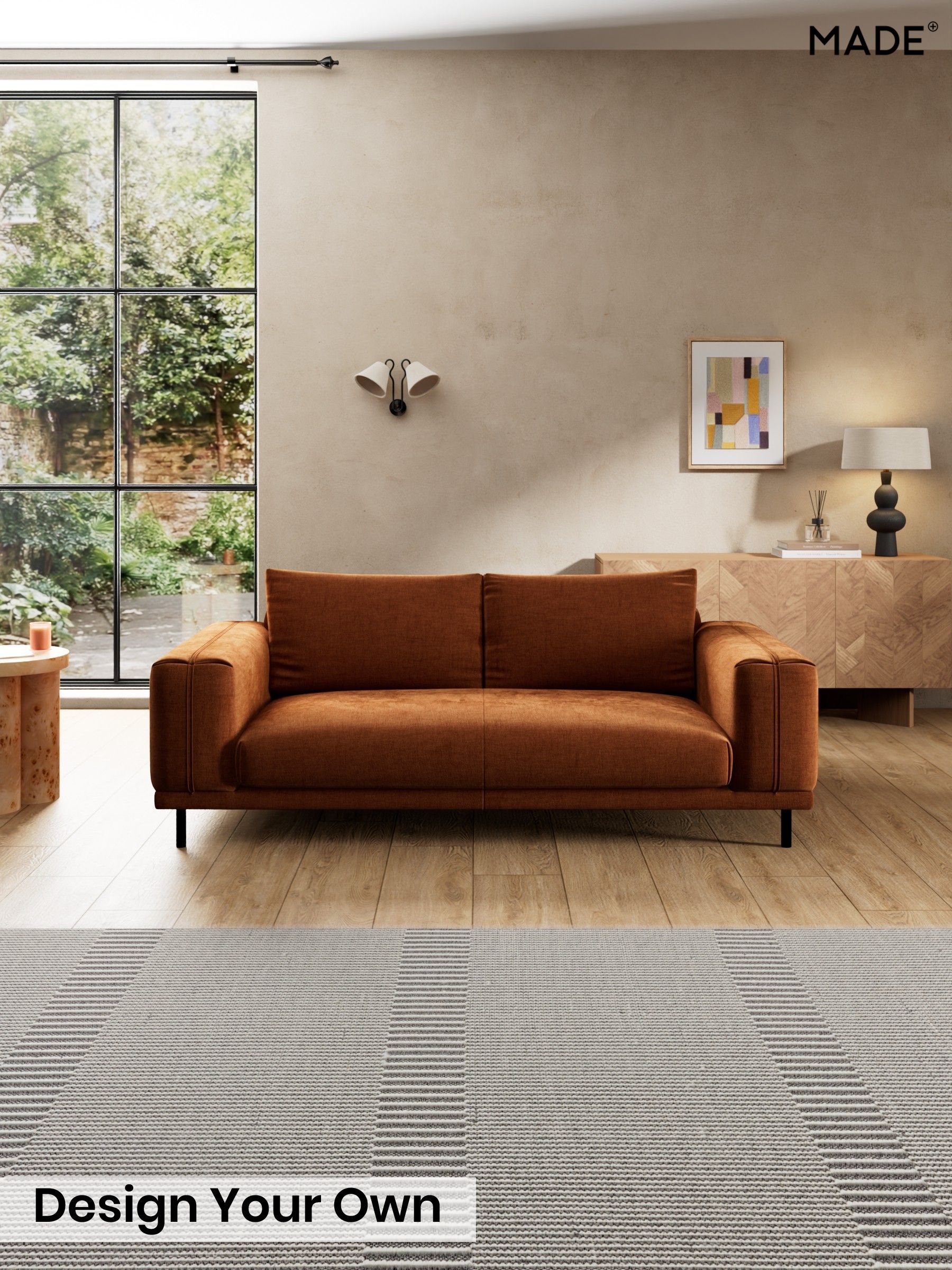 Etched Chenille/Rust Orange - Odin By Made