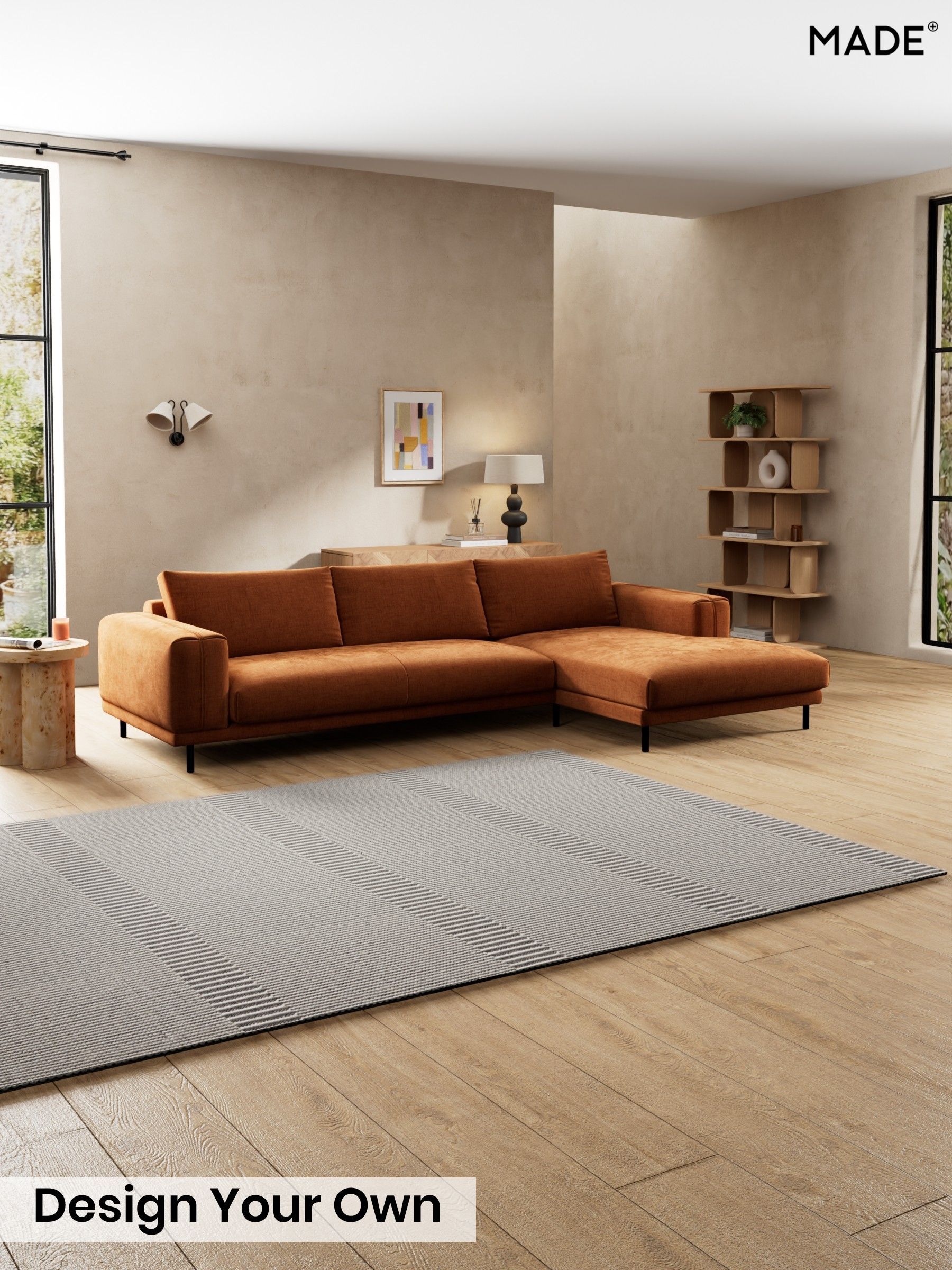 Etched Chenille/Rust Orange - Odin By Made