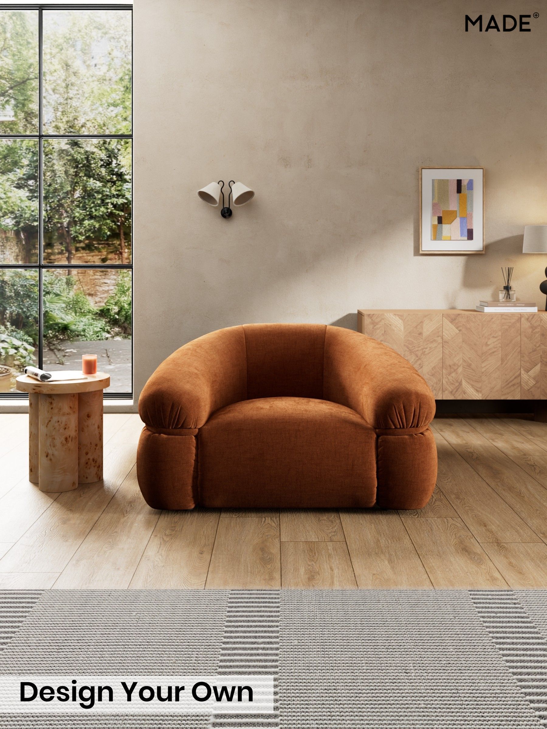 Etched Chenille/Rust Orange - Soma By Made