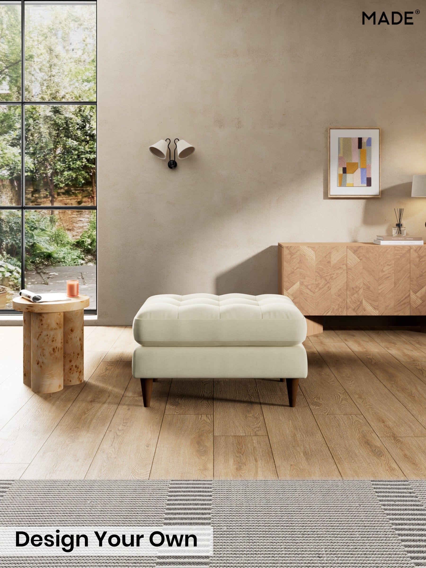 Etched Chenille/Soft Ecru Natural - Scott By Made