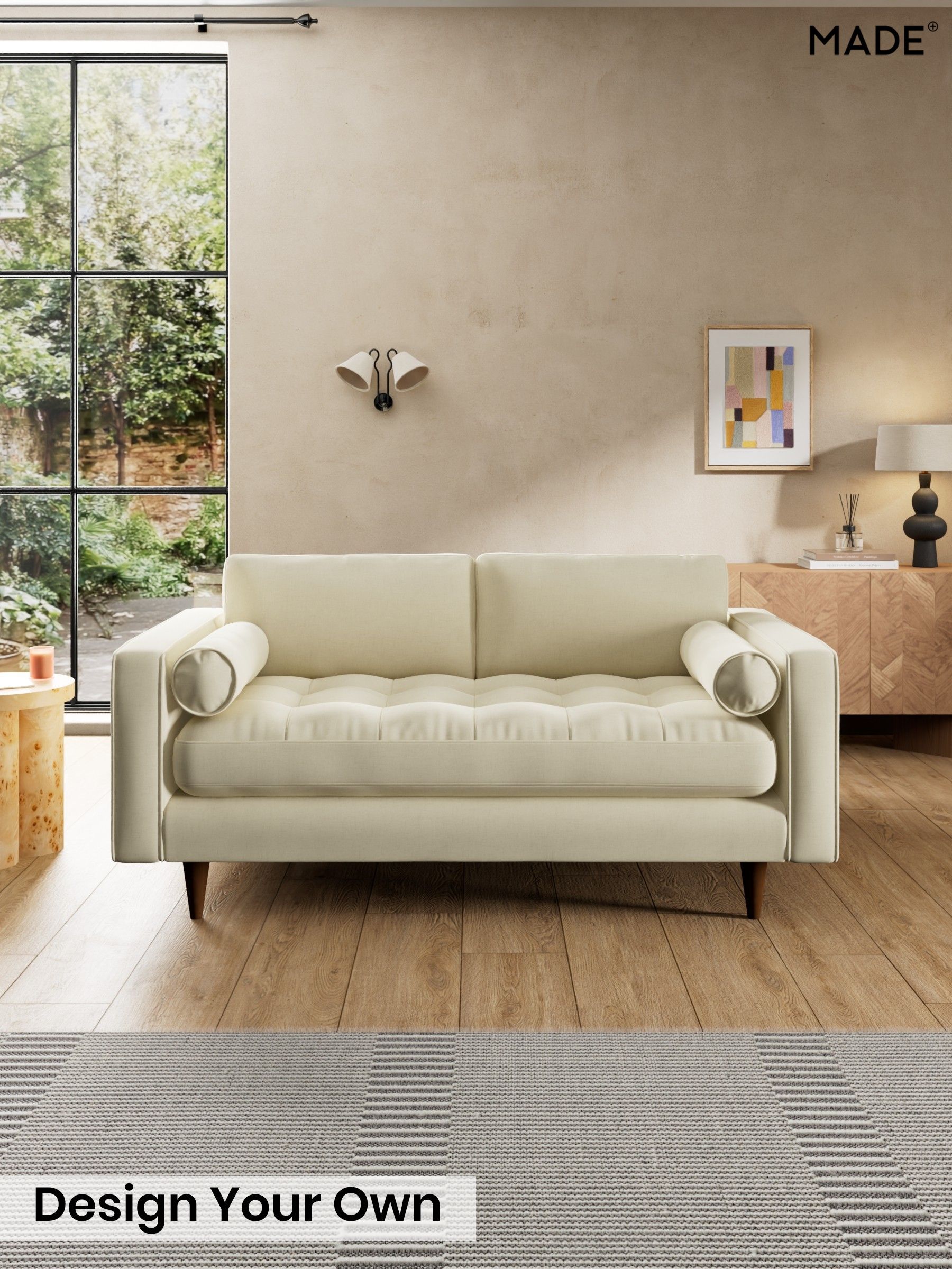 Etched Chenille/Soft Ecru Natural - Scott By Made