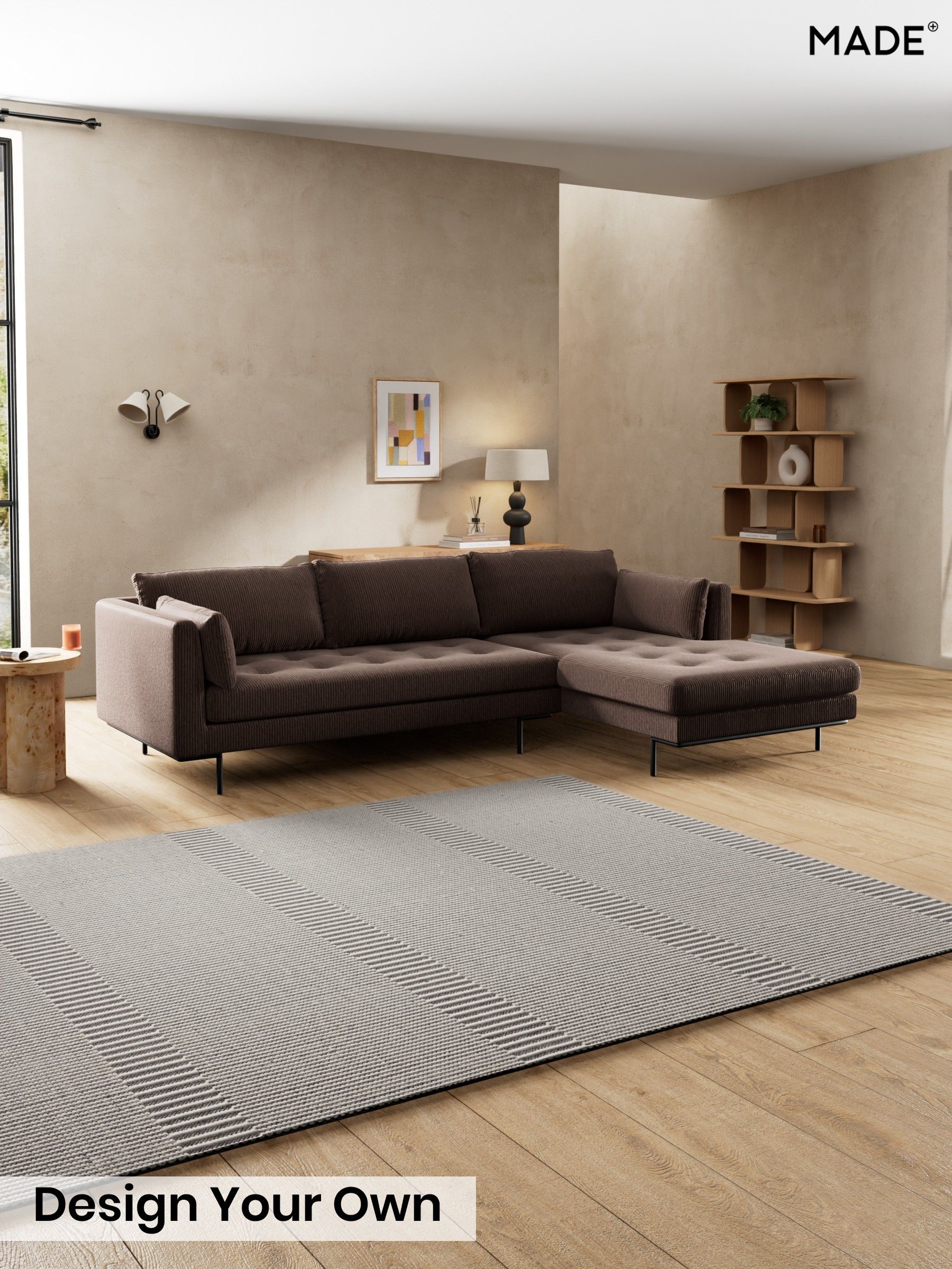 Matt Corduroy/Chocolate Brown - Harlow By Made