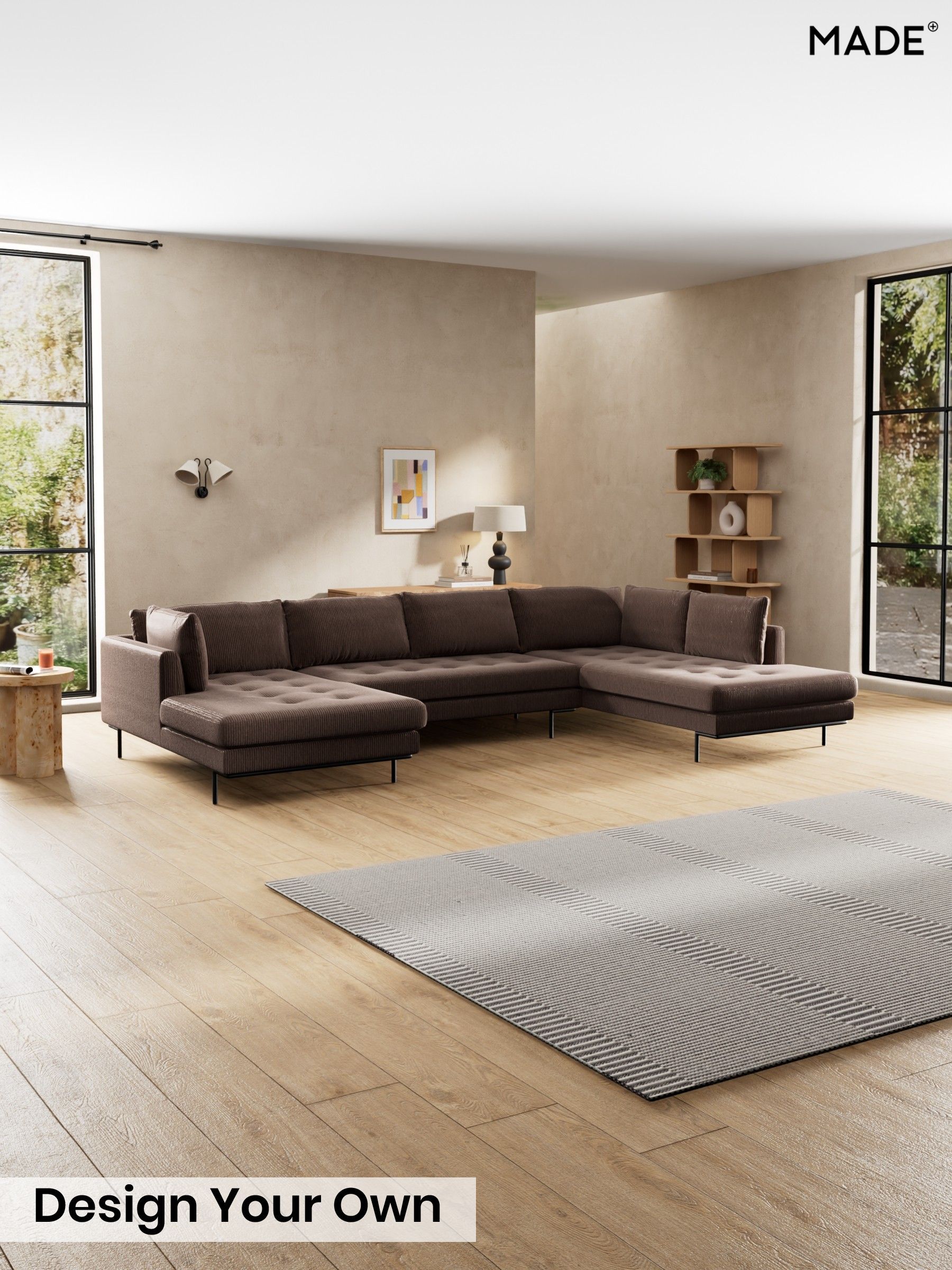 Matt Corduroy/Chocolate Brown - Harlow By Made