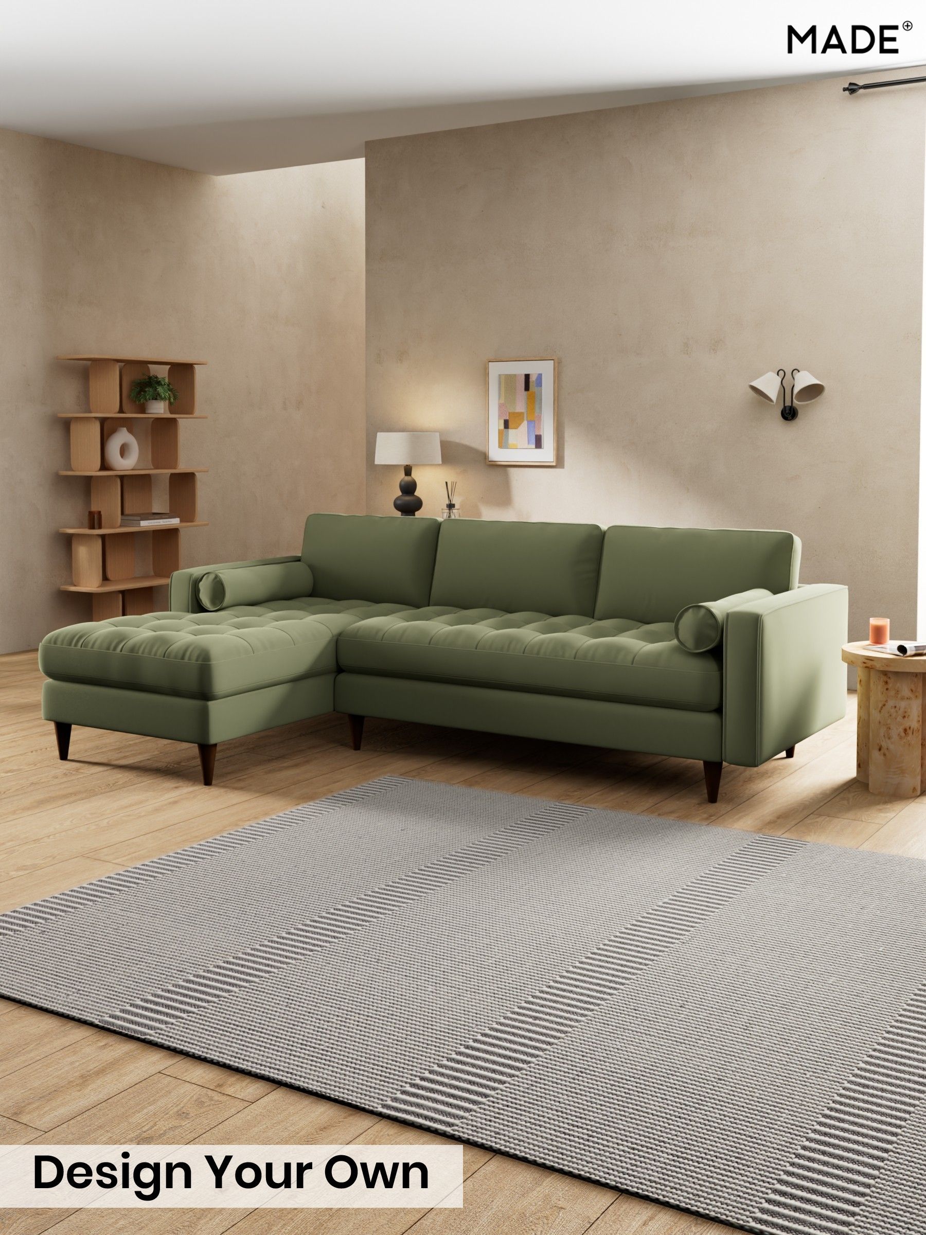 Matt Velvet Easy Clean/Fern Green - Scott By Made