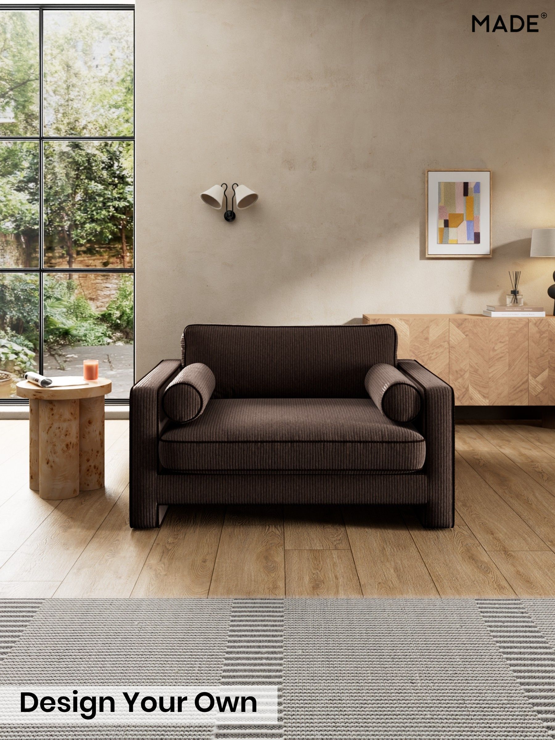 Matt Corduroy/Chocolate Brown - Holloway By Made