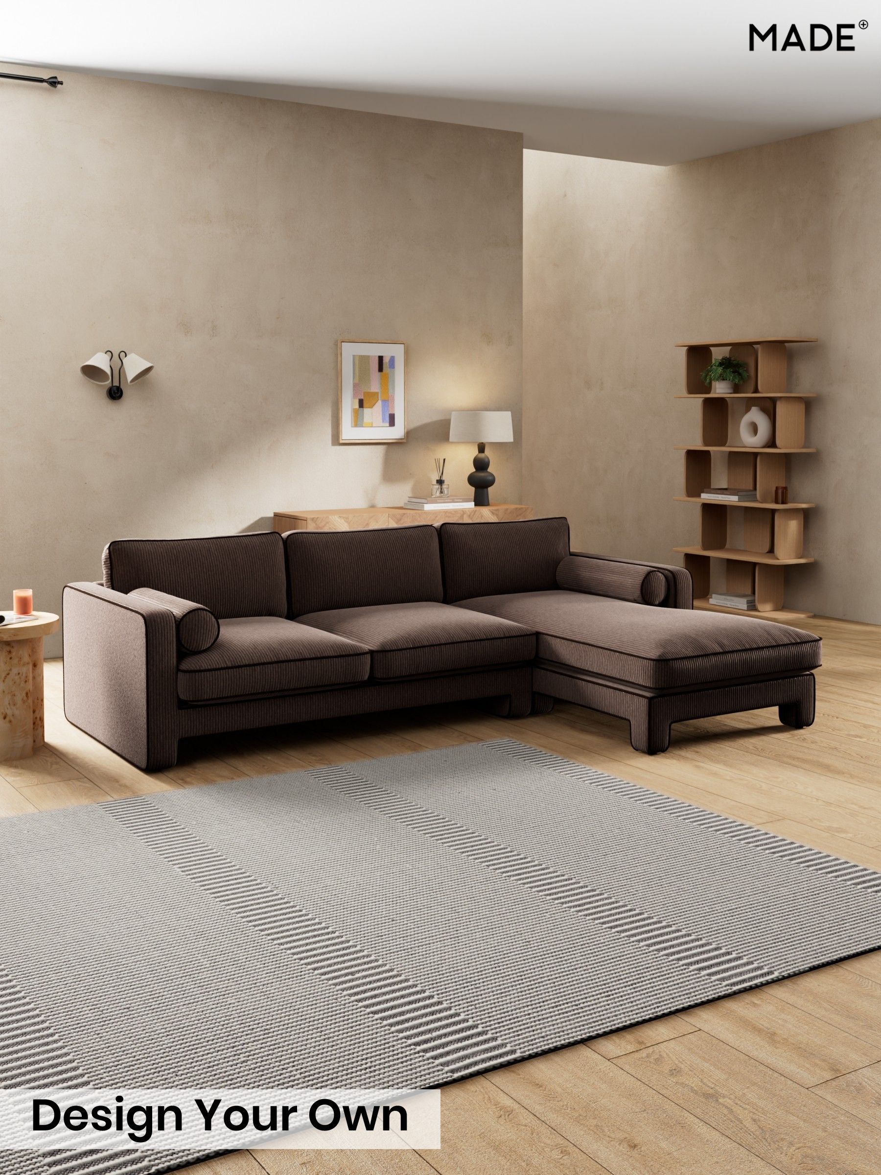 Matt Corduroy/Chocolate Brown - Holloway By Made