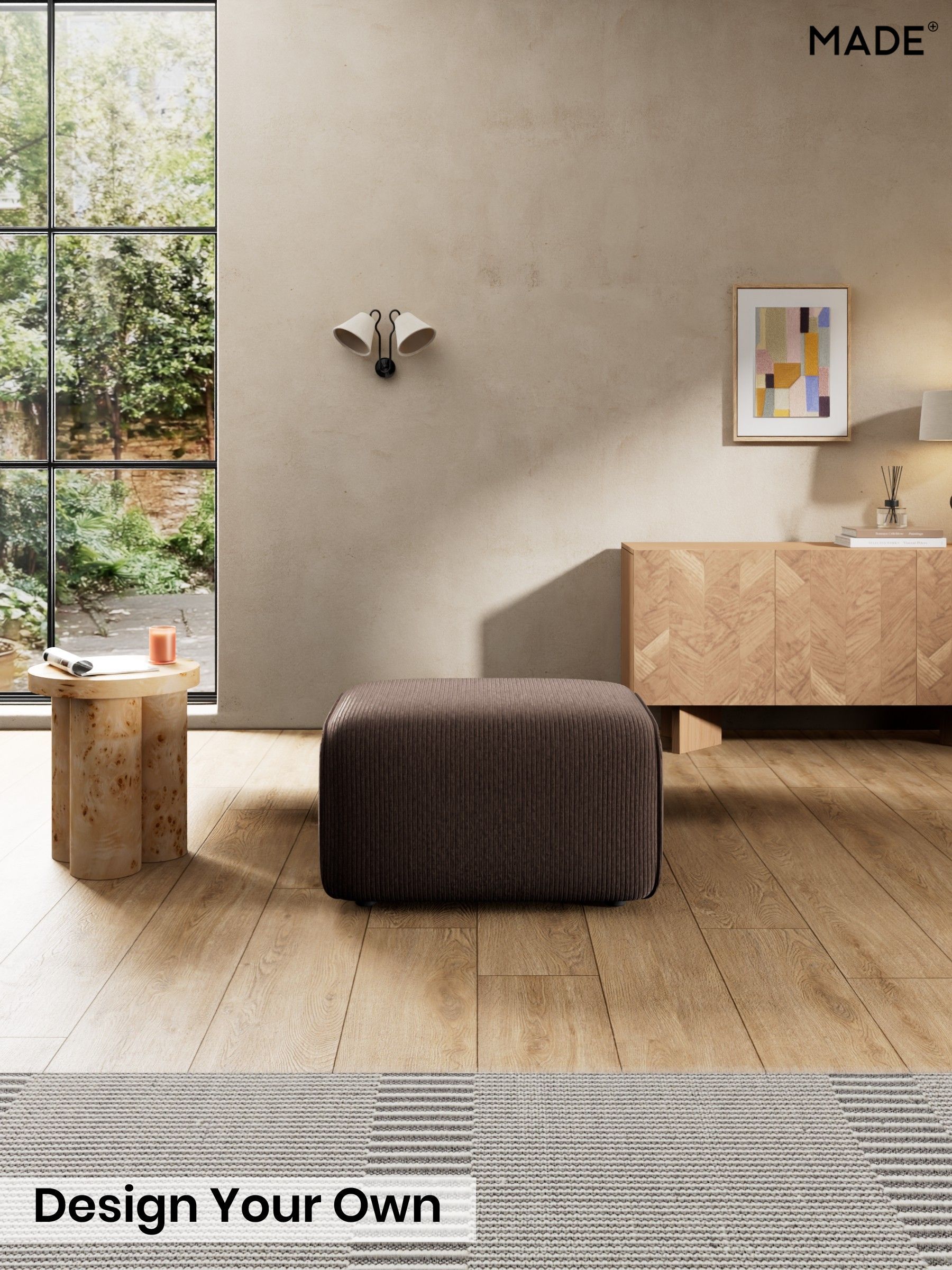 Matt Corduroy/Chocolate Brown - Avalon By Made