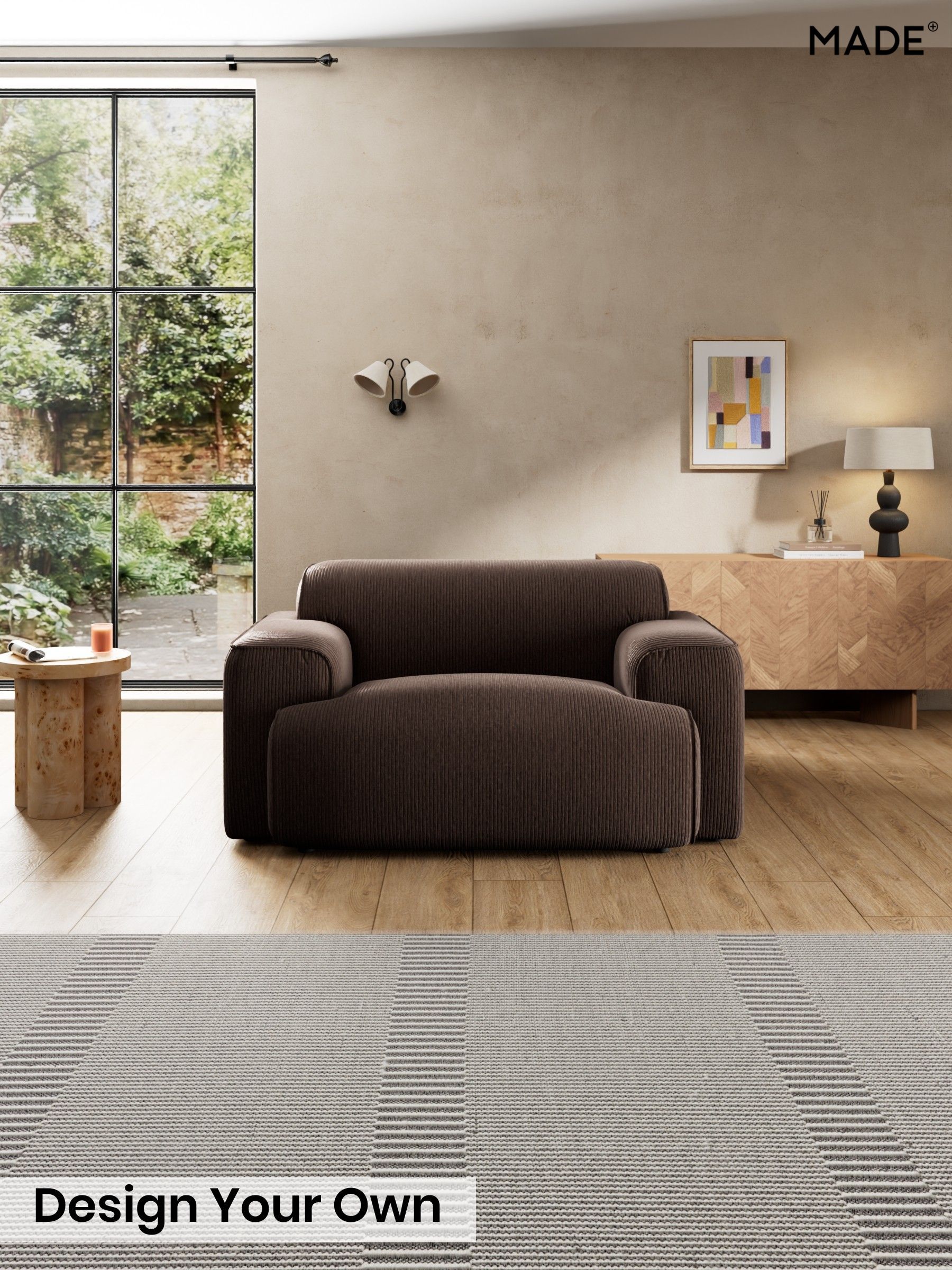 Matt Corduroy/Chocolate Brown - Avalon By Made