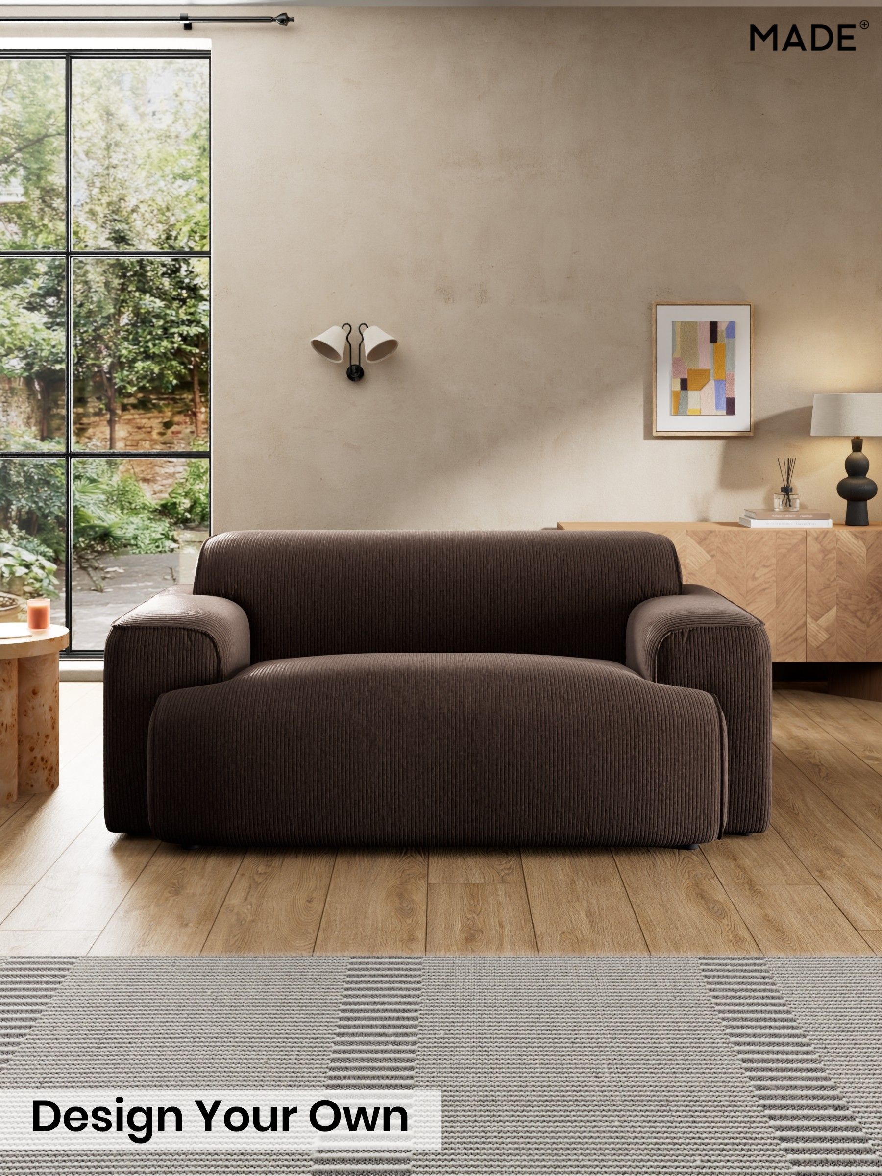 Matt Corduroy/Chocolate Brown - Avalon By Made