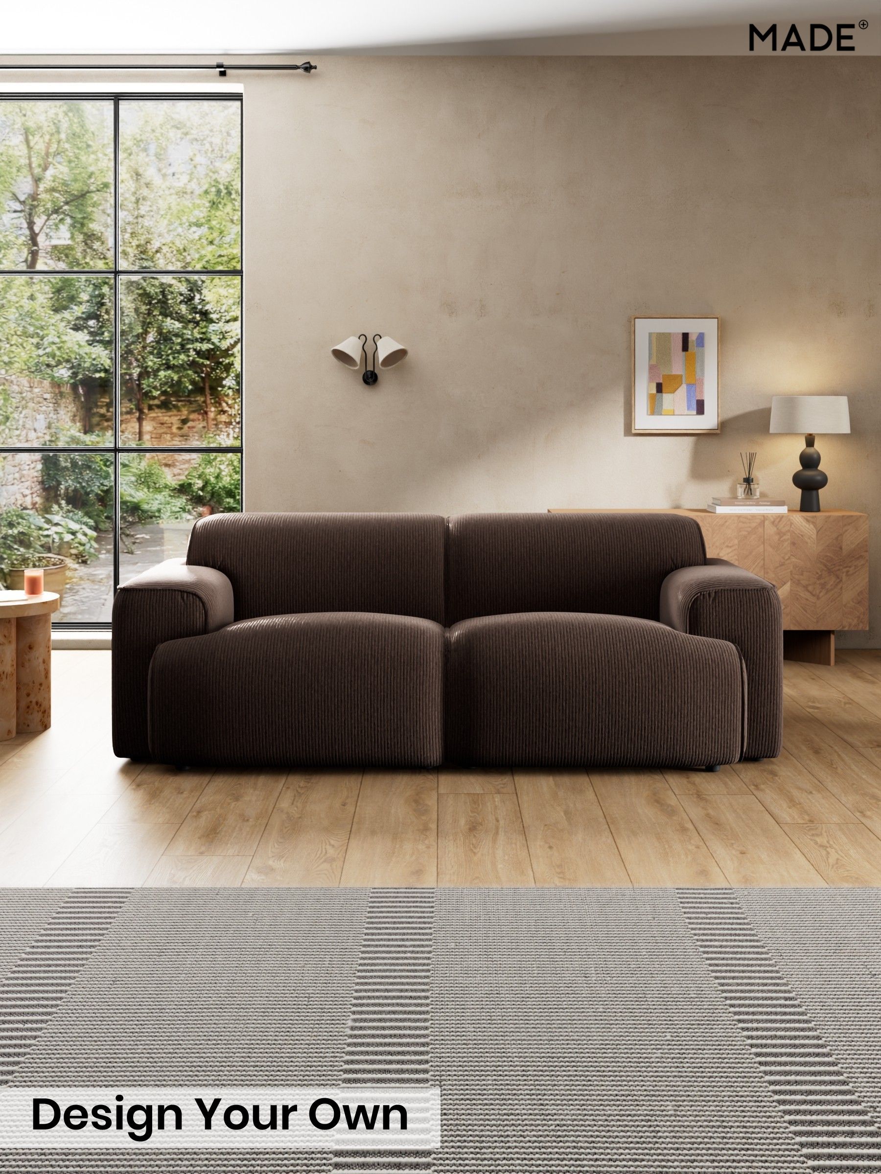 Matt Corduroy/Chocolate Brown - Avalon By Made