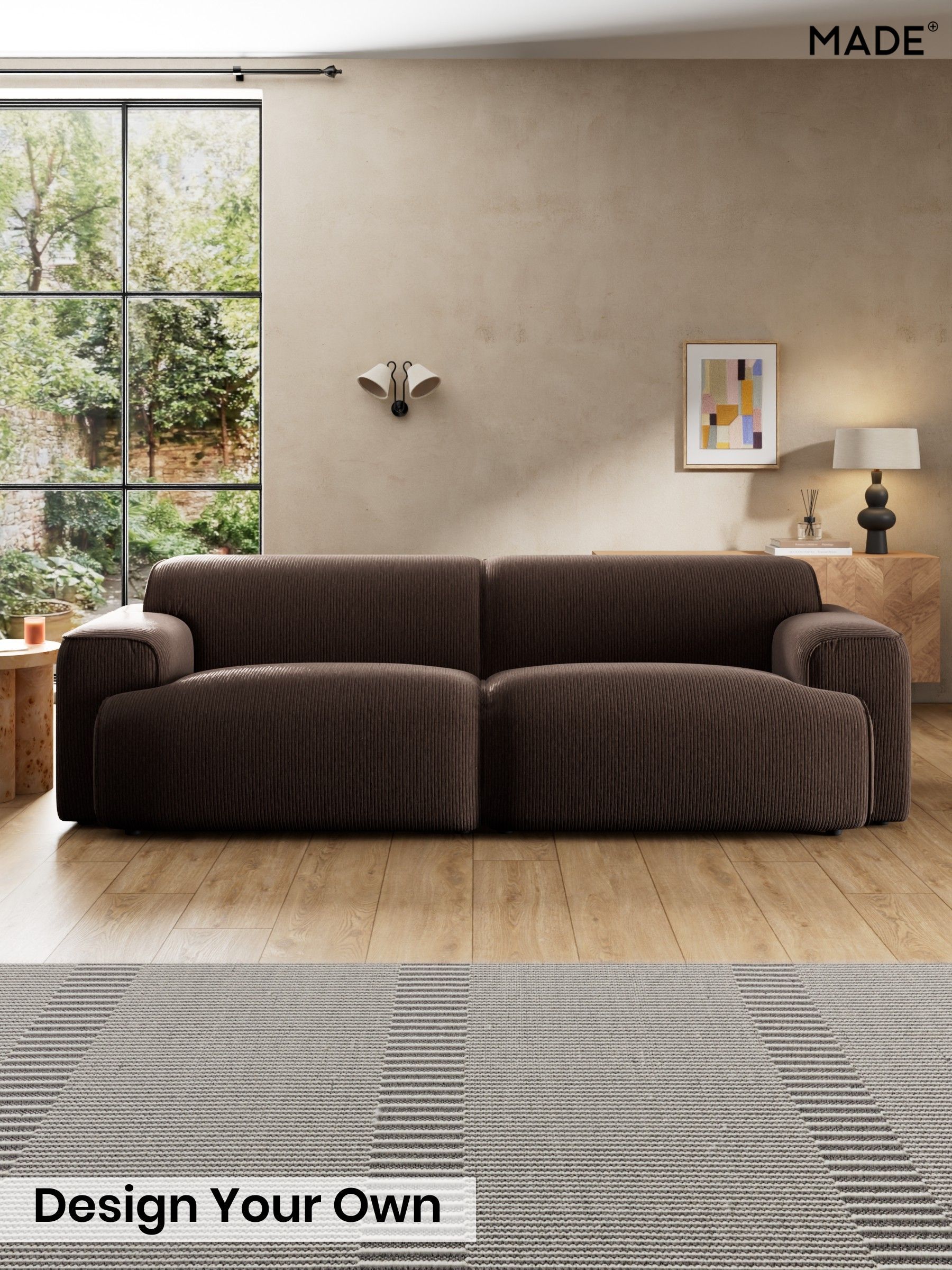 Matt Corduroy/Chocolate Brown - Avalon By Made