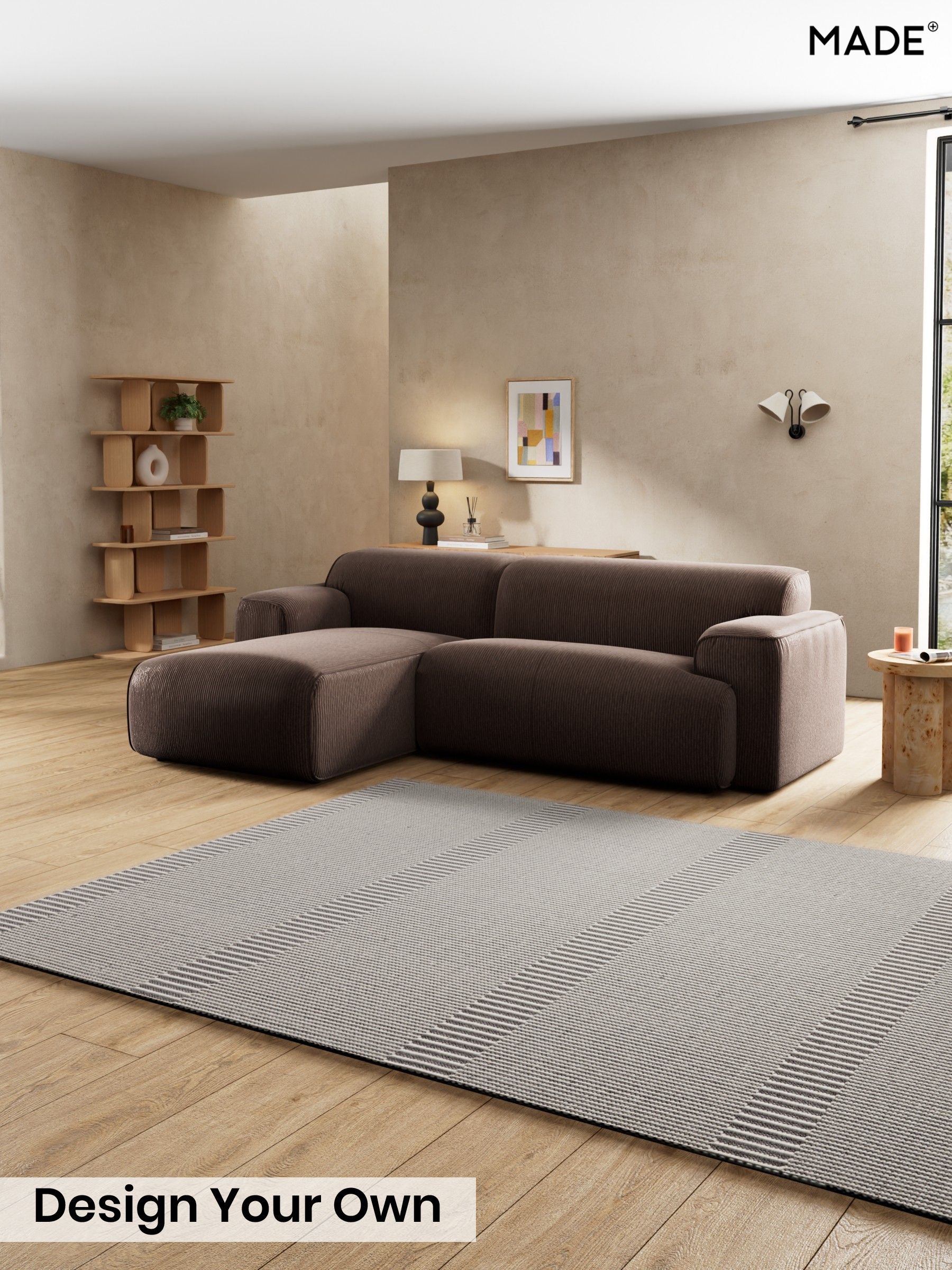 Matt Corduroy/Chocolate Brown - Avalon By Made