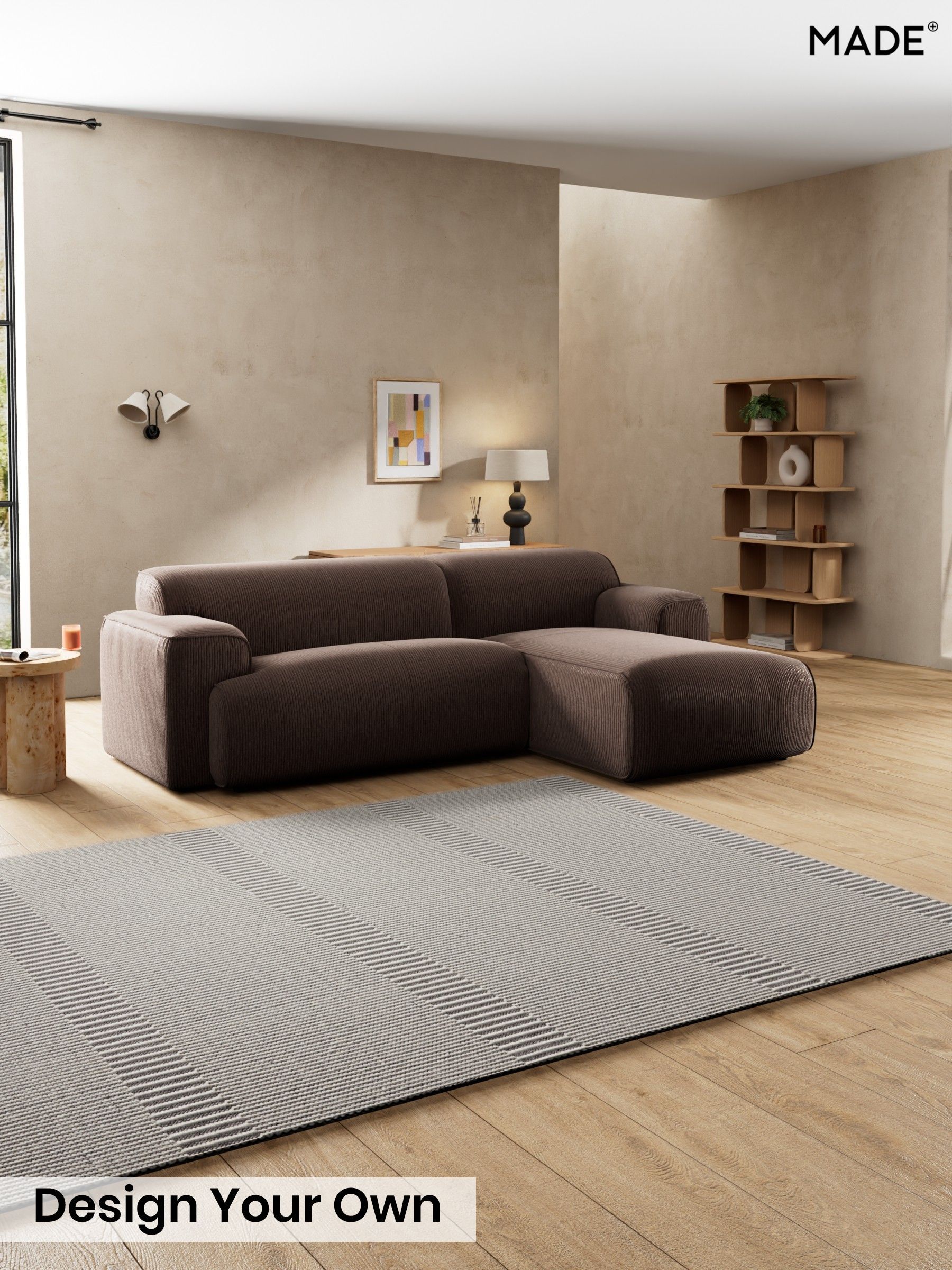 Matt Corduroy/Chocolate Brown - Avalon By Made