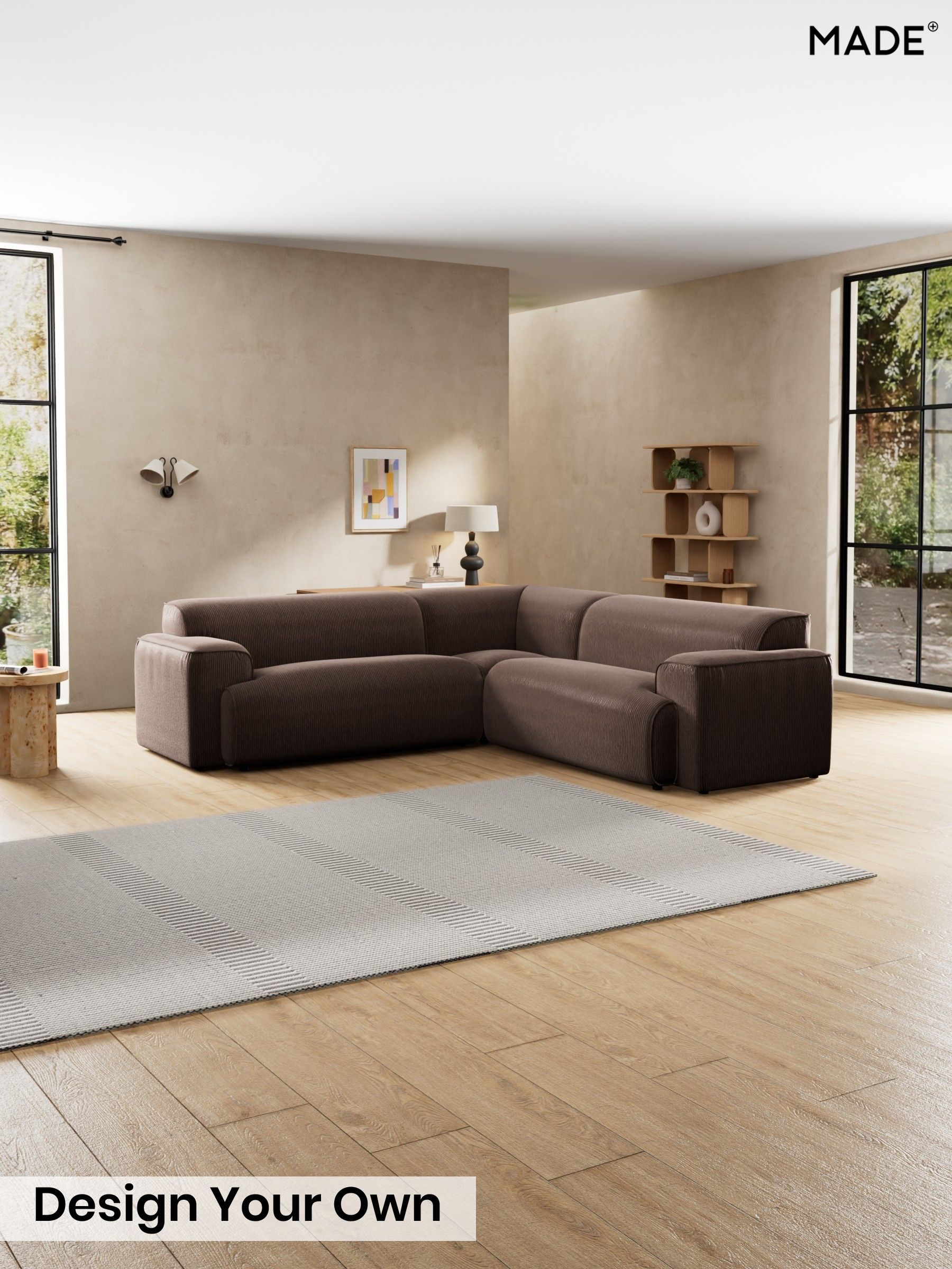 Matt Corduroy/Chocolate Brown - Avalon By Made