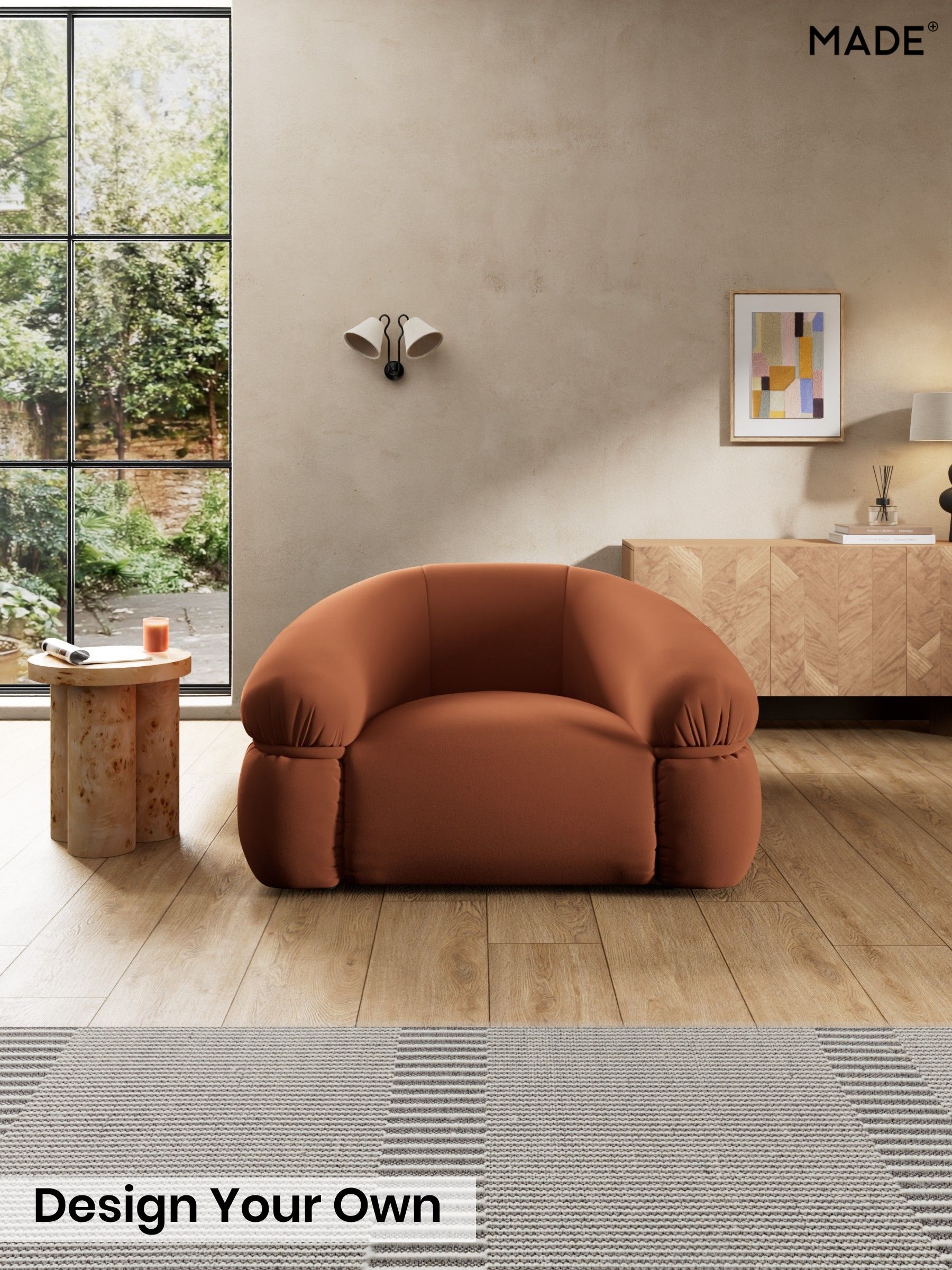 Matt Velvet Easy Clean/Cinnamon Brown - Soma By Made