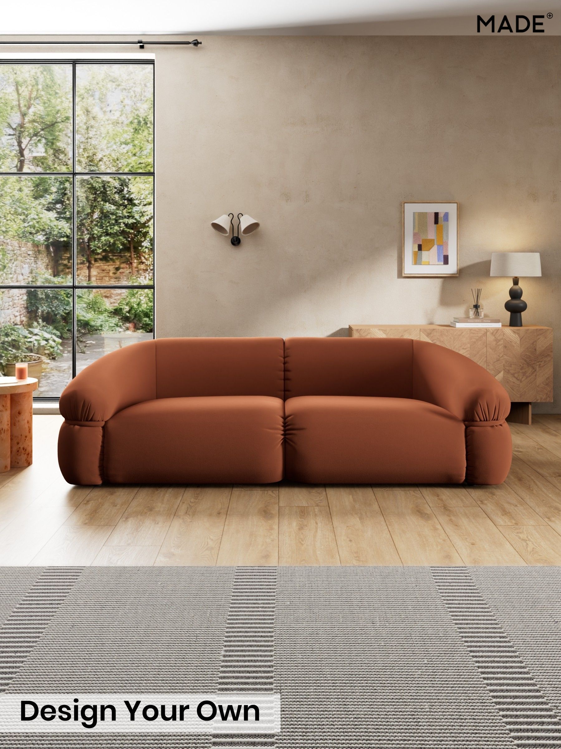 Matt Velvet Easy Clean/Cinnamon Brown - Soma By Made