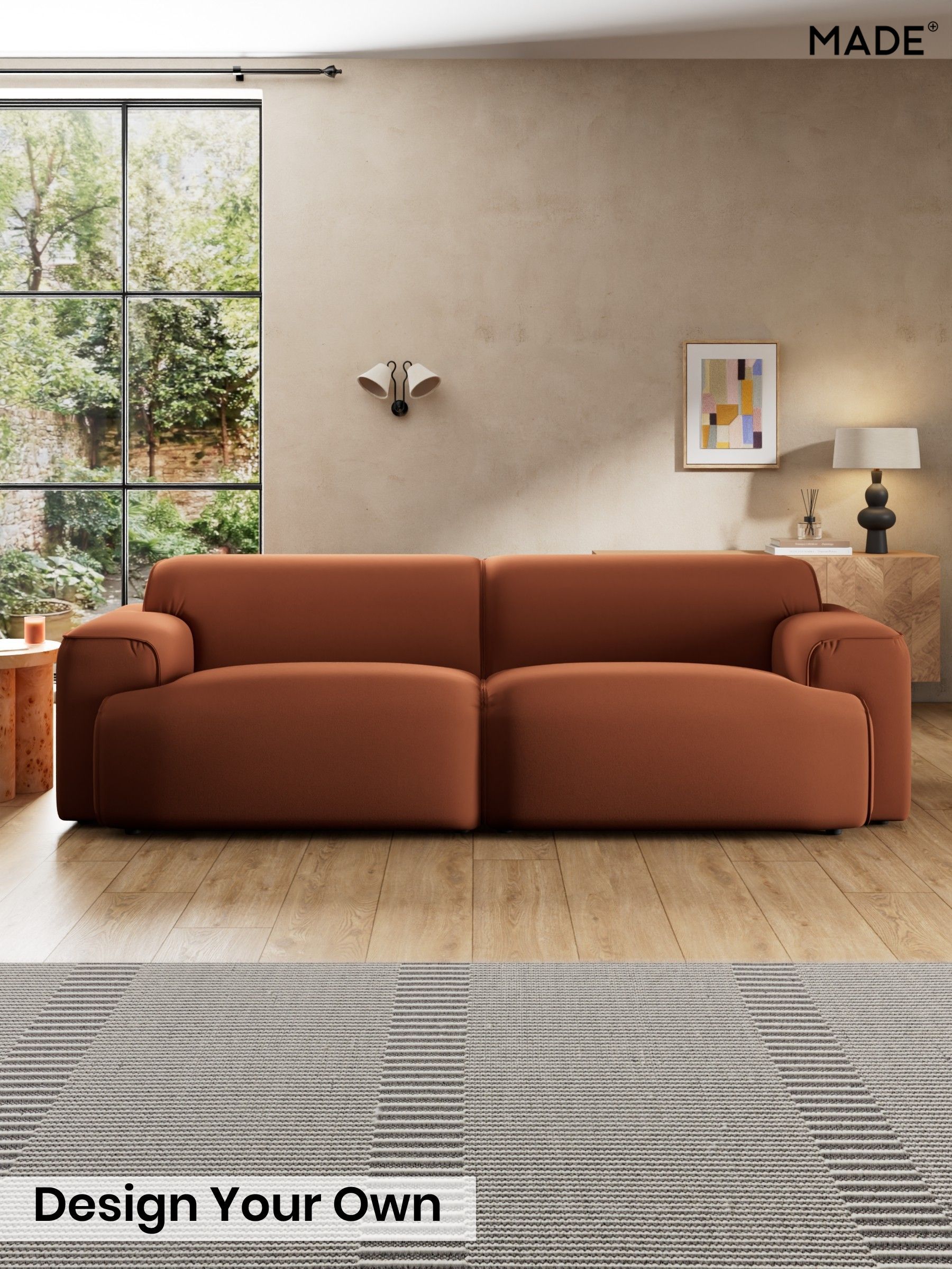 Matt Velvet Easy Clean/Cinnamon Brown - Avalon By Made