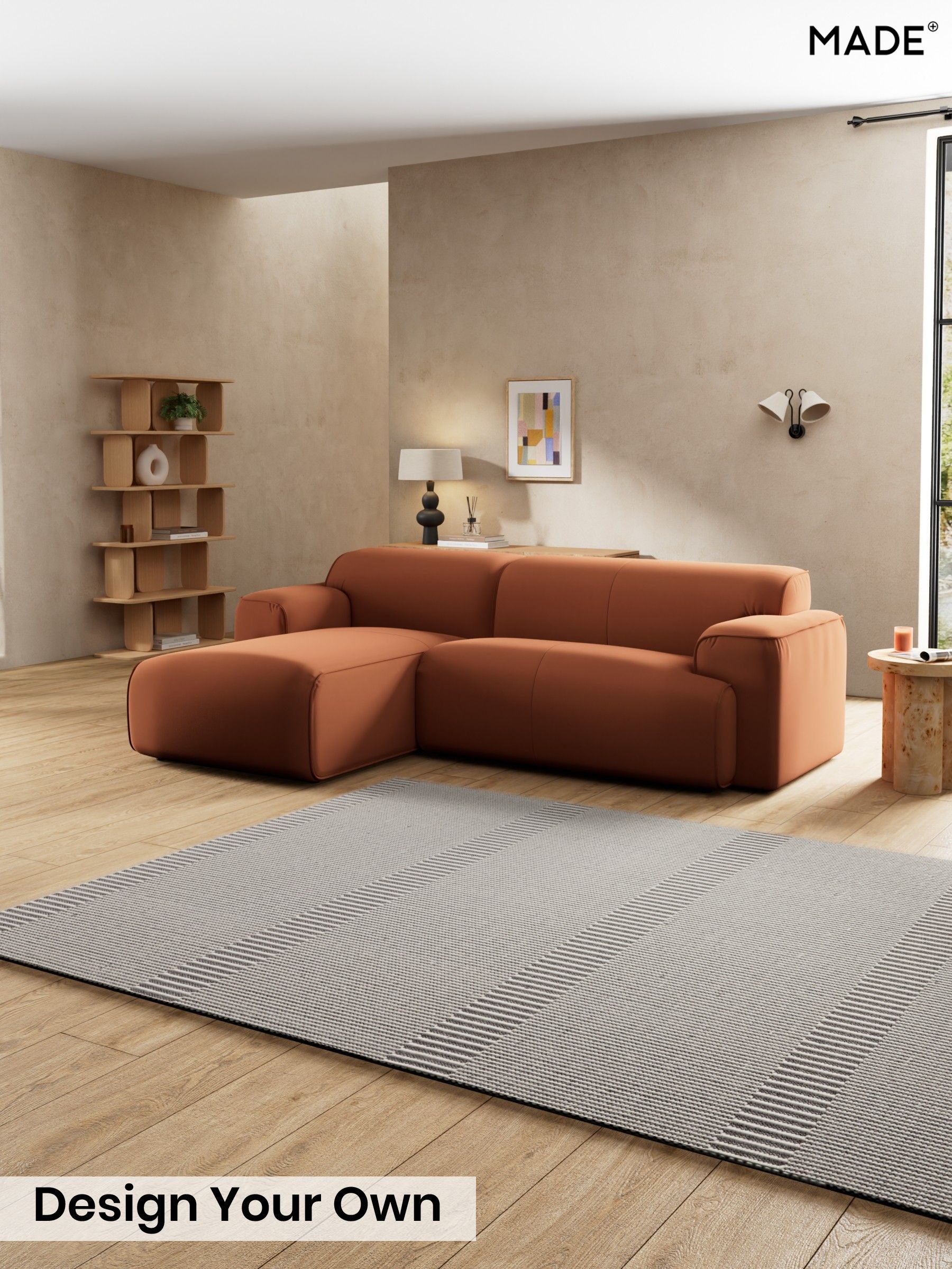Matt Velvet Easy Clean/Cinnamon Brown - Avalon By Made