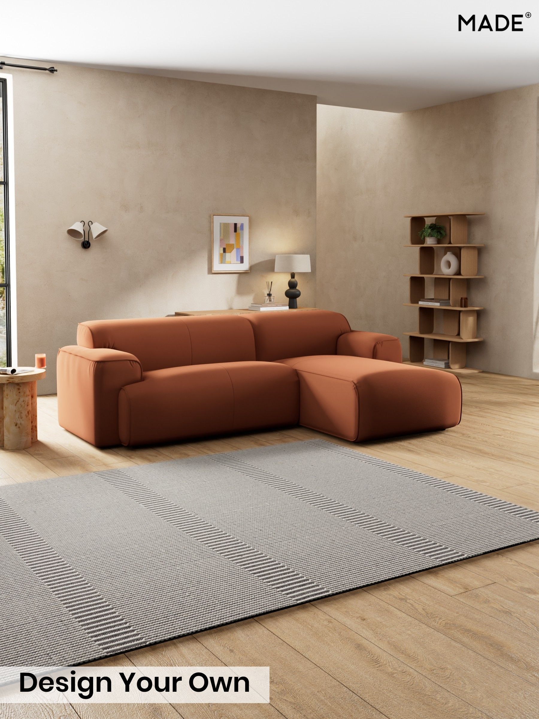 Matt Velvet Easy Clean/Cinnamon Brown - Avalon By Made