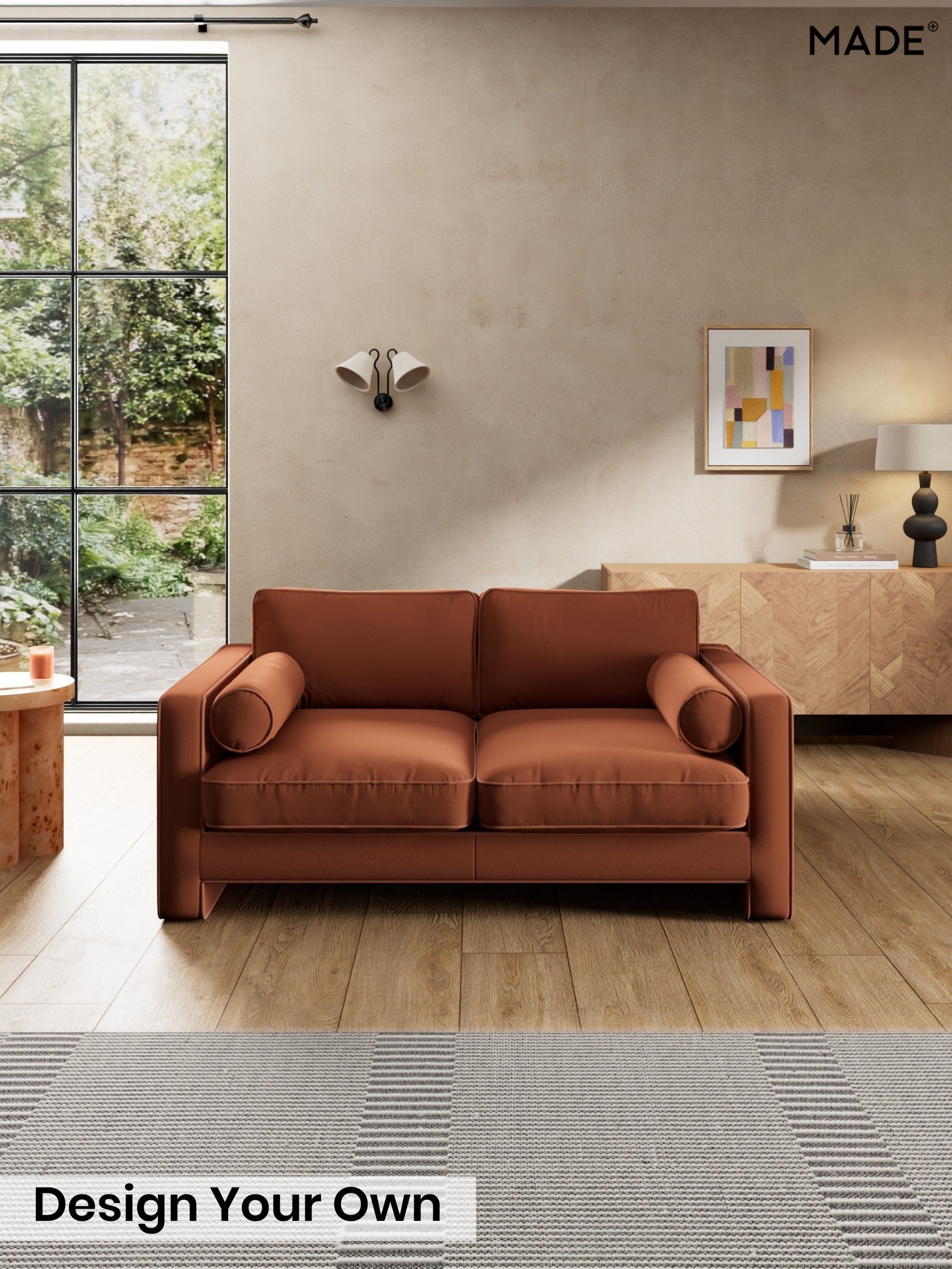 Matt Velvet Easy Clean/Cinnamon Brown - Holloway By Made