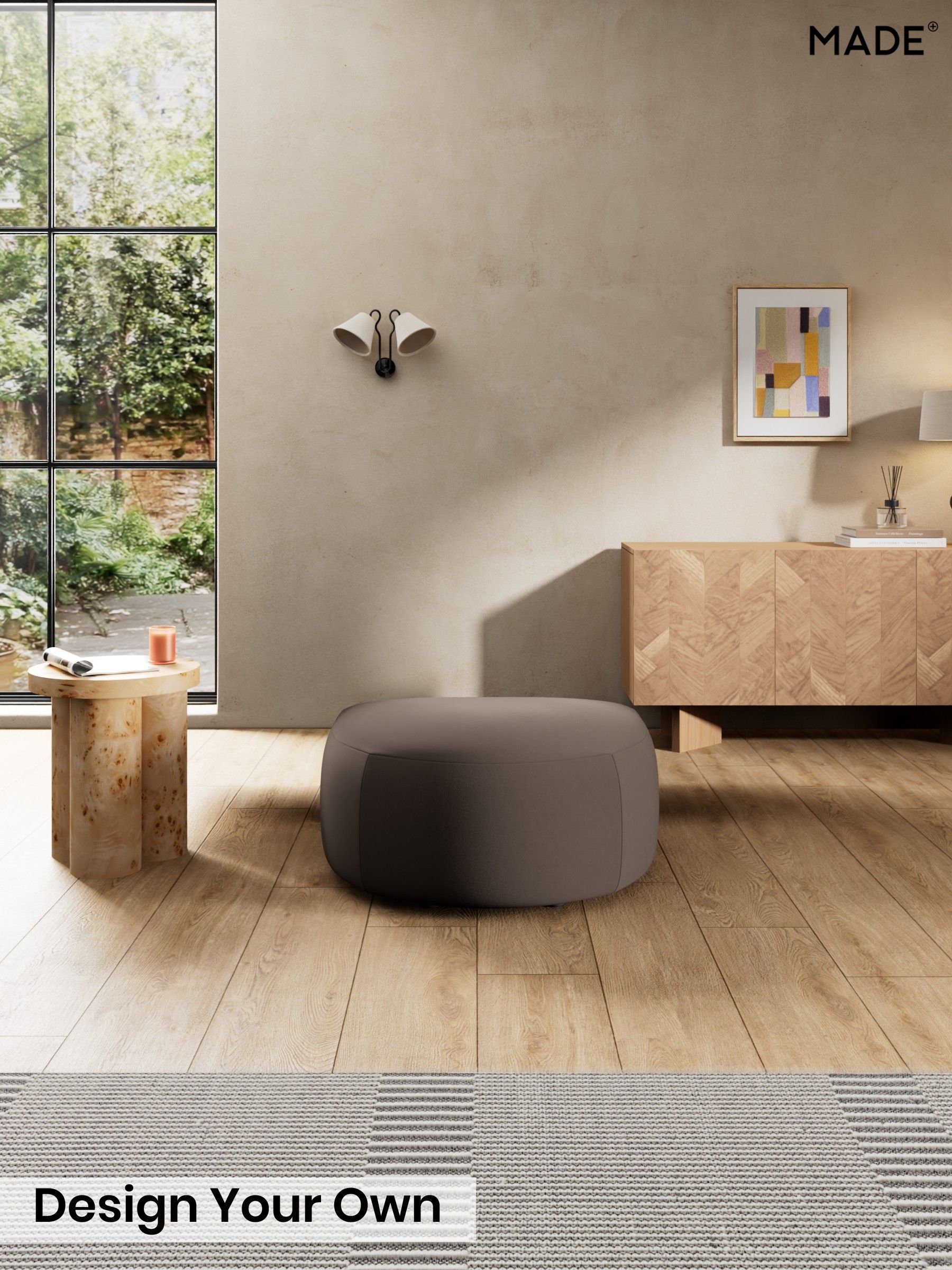 Matt Velvet Easy Clean/Soft Brown - Soma By Made