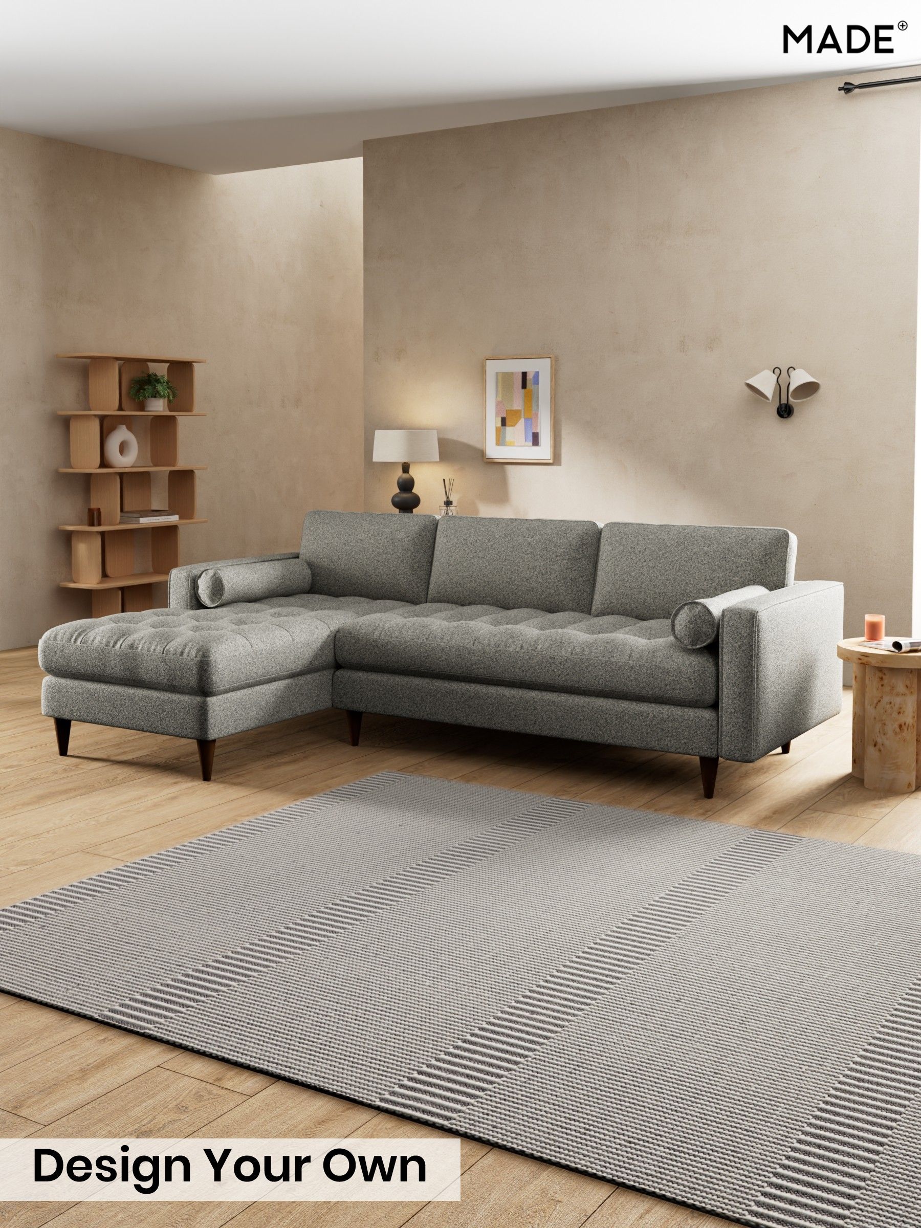 Soft Touch Boucle/Grey Marl - Scott By Made