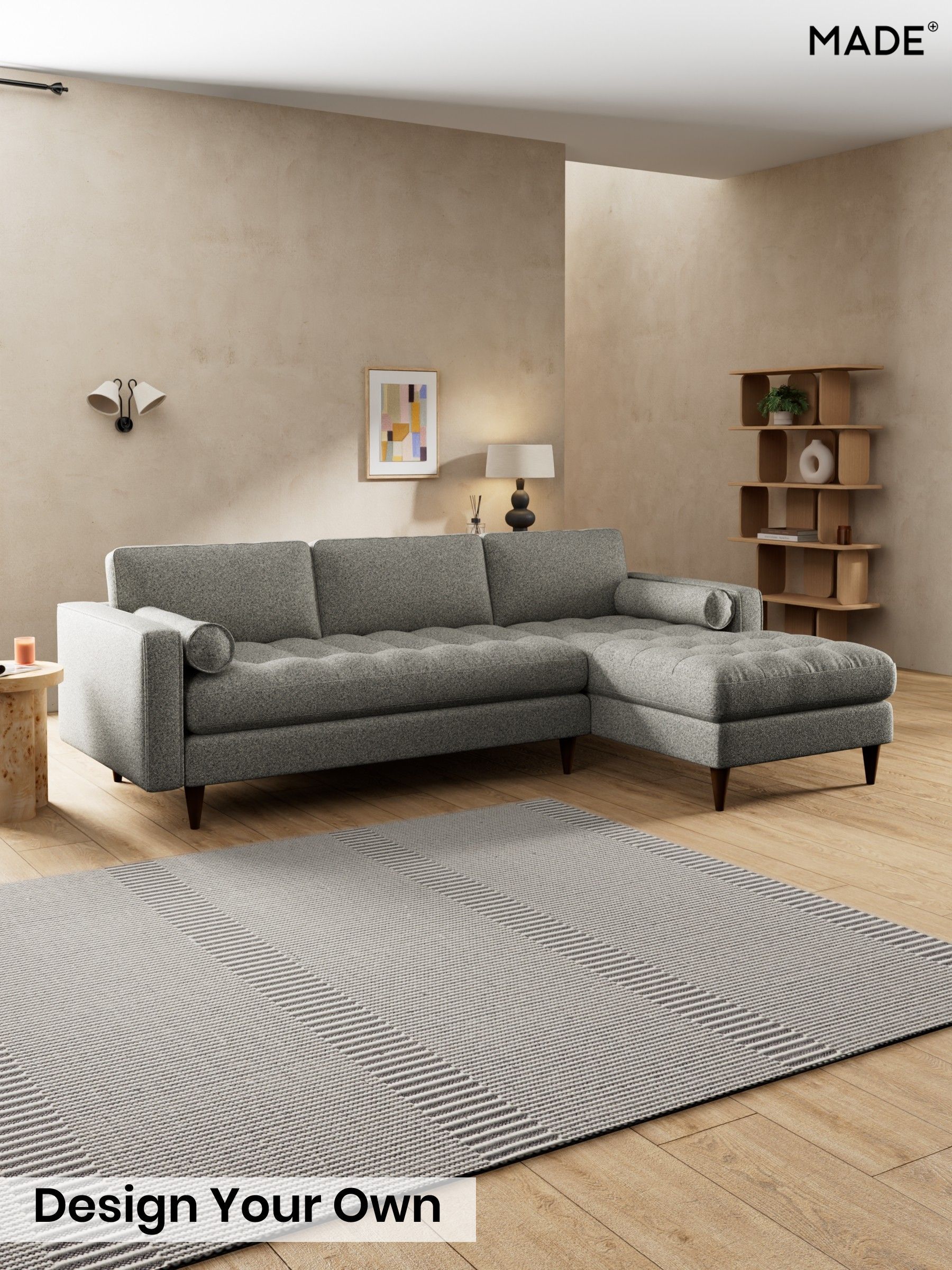 Soft Touch Boucle/Grey Marl - Scott By Made