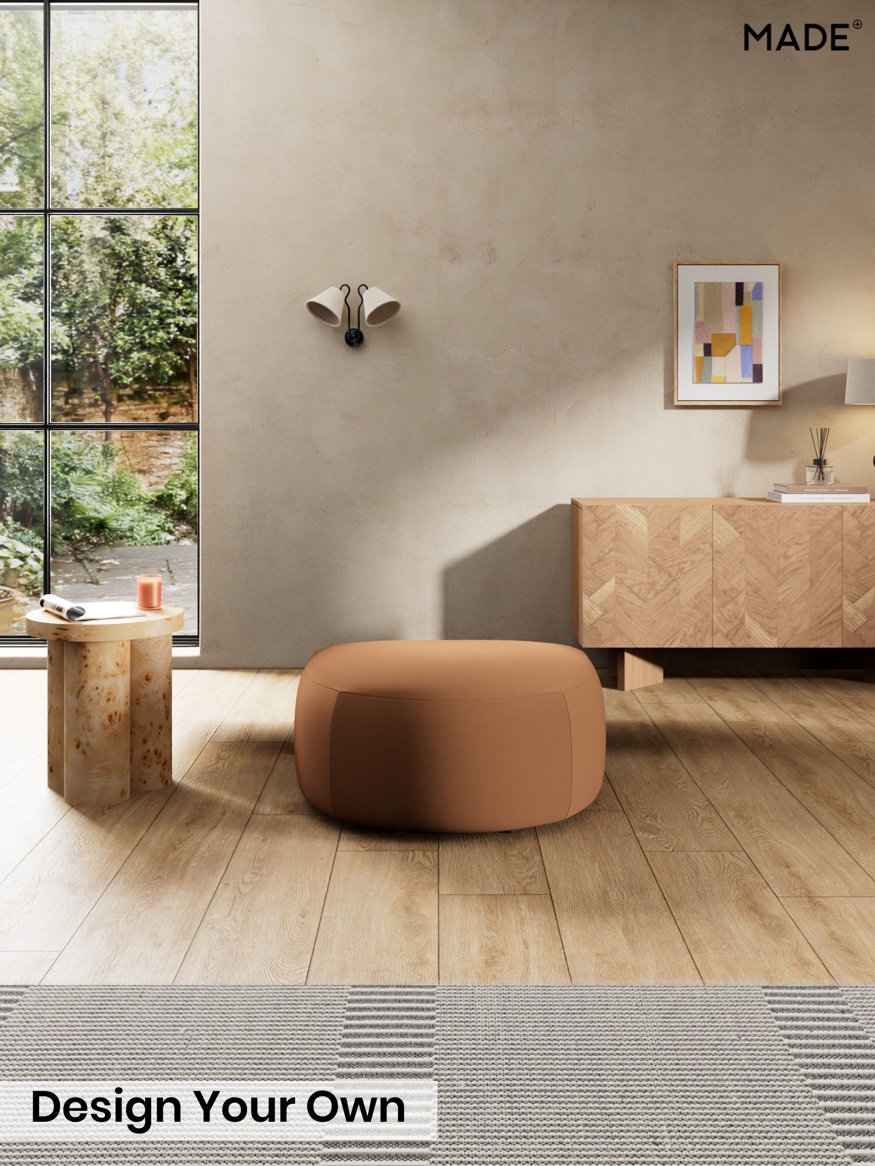 Matt Velvet Easy Clean/Fawn Truffle Natural - Soma By Made