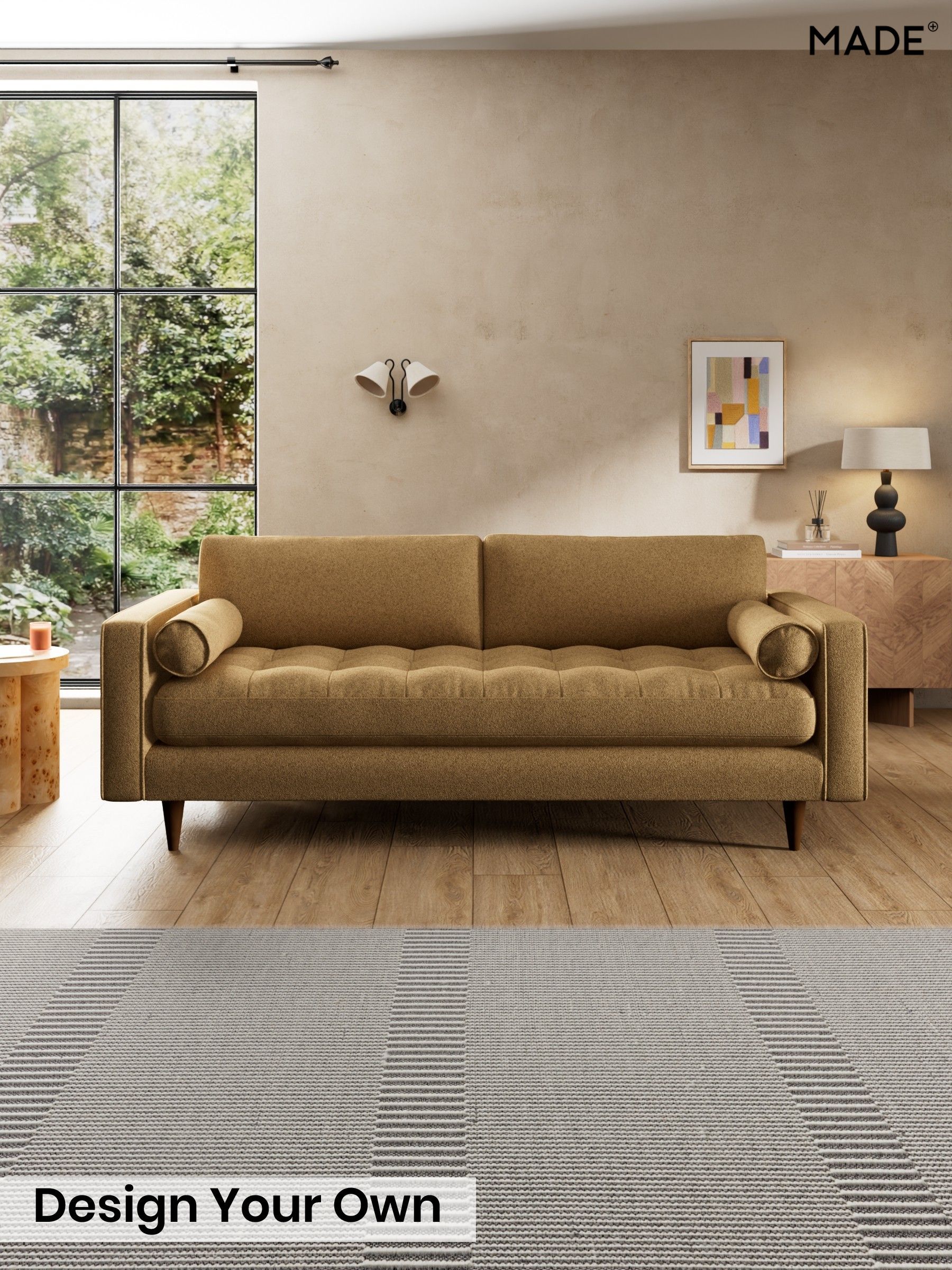 Soft Touch Boucle/Caramel Natural - Scott By Made