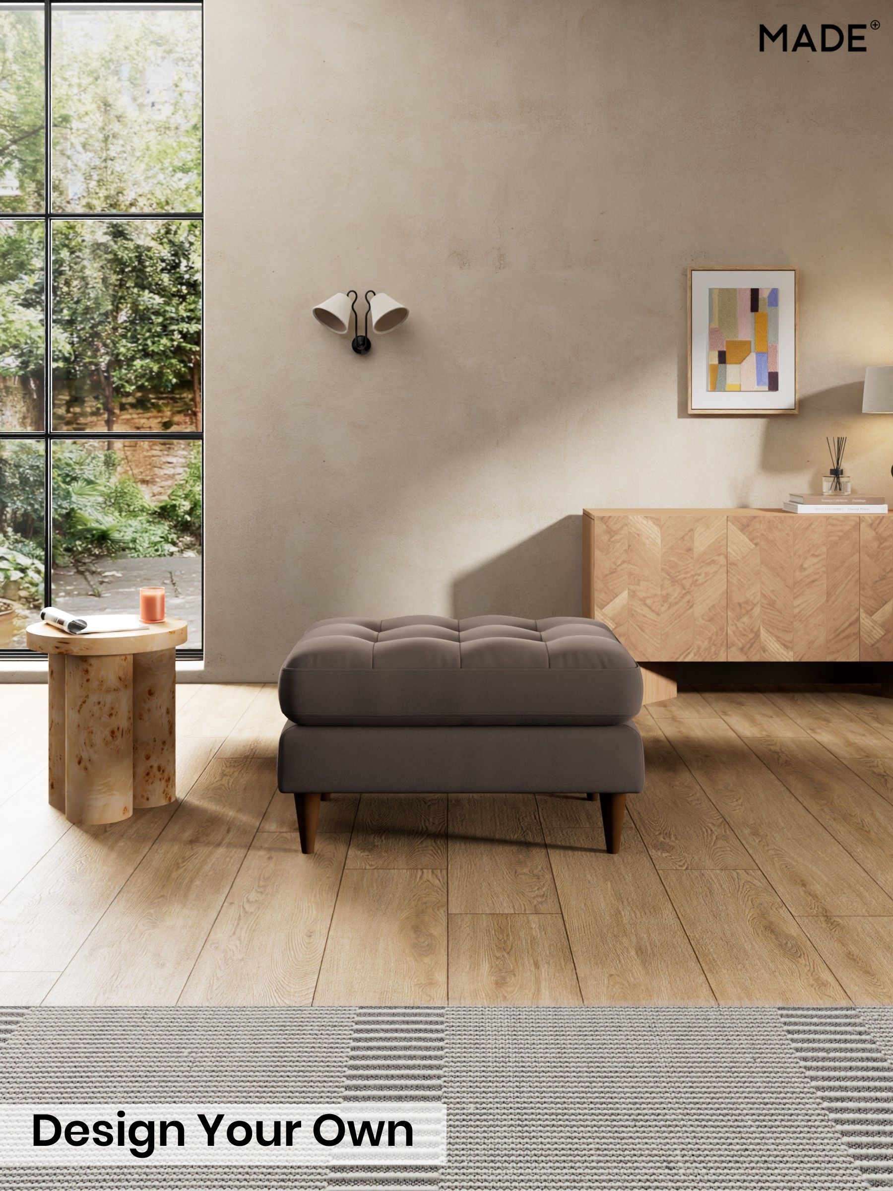 Matt Velvet Easy Clean/Soft Brown - Scott By Made