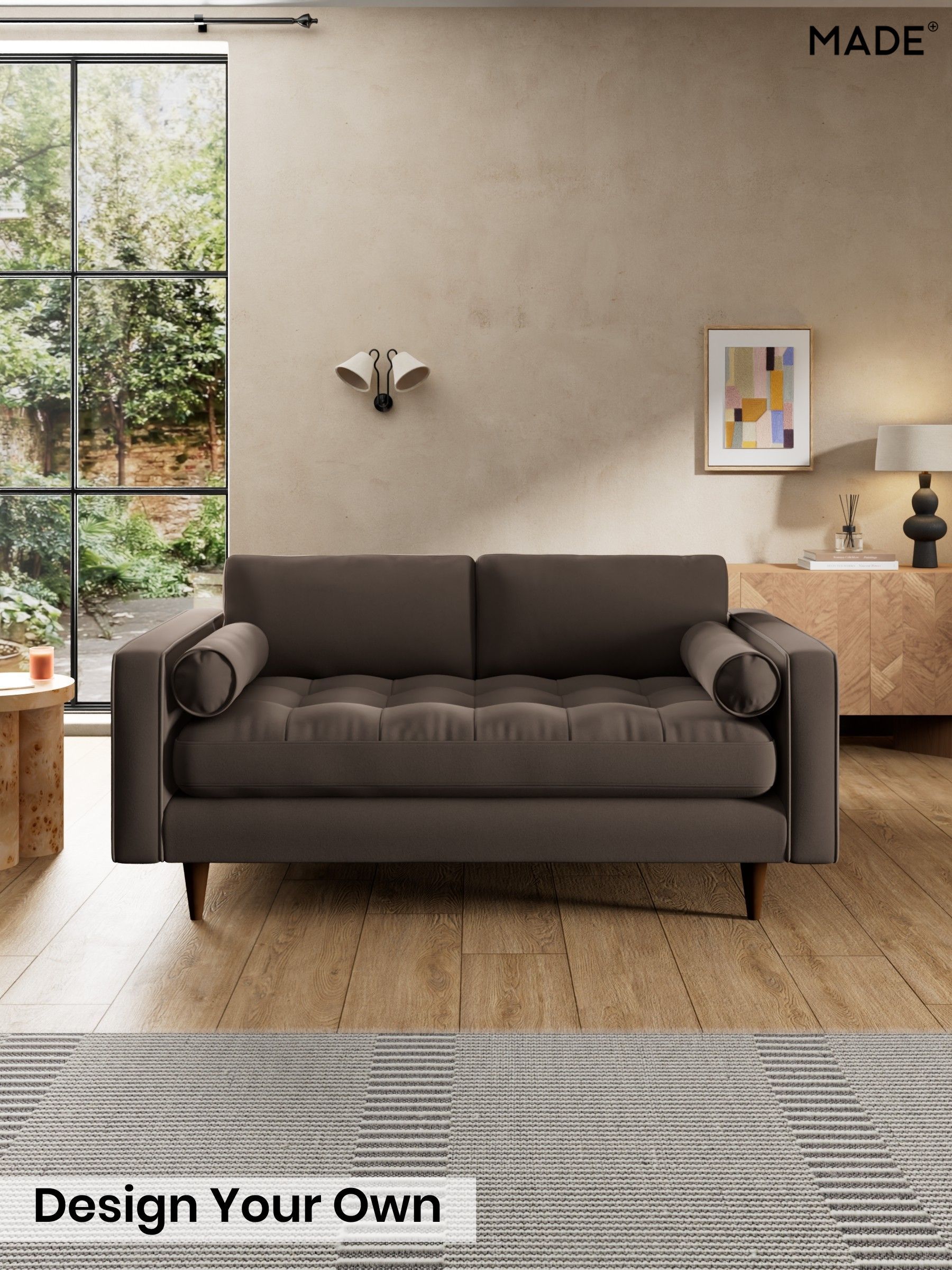 Matt Velvet Easy Clean/Soft Brown - Scott By Made