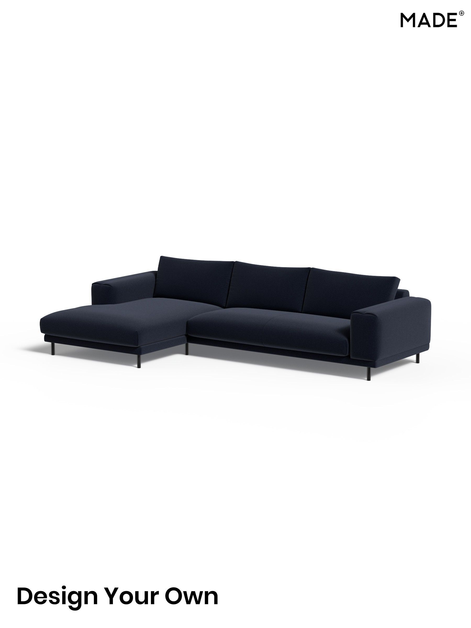 Soft Touch Boucle/Navy Blue - Odin By Made