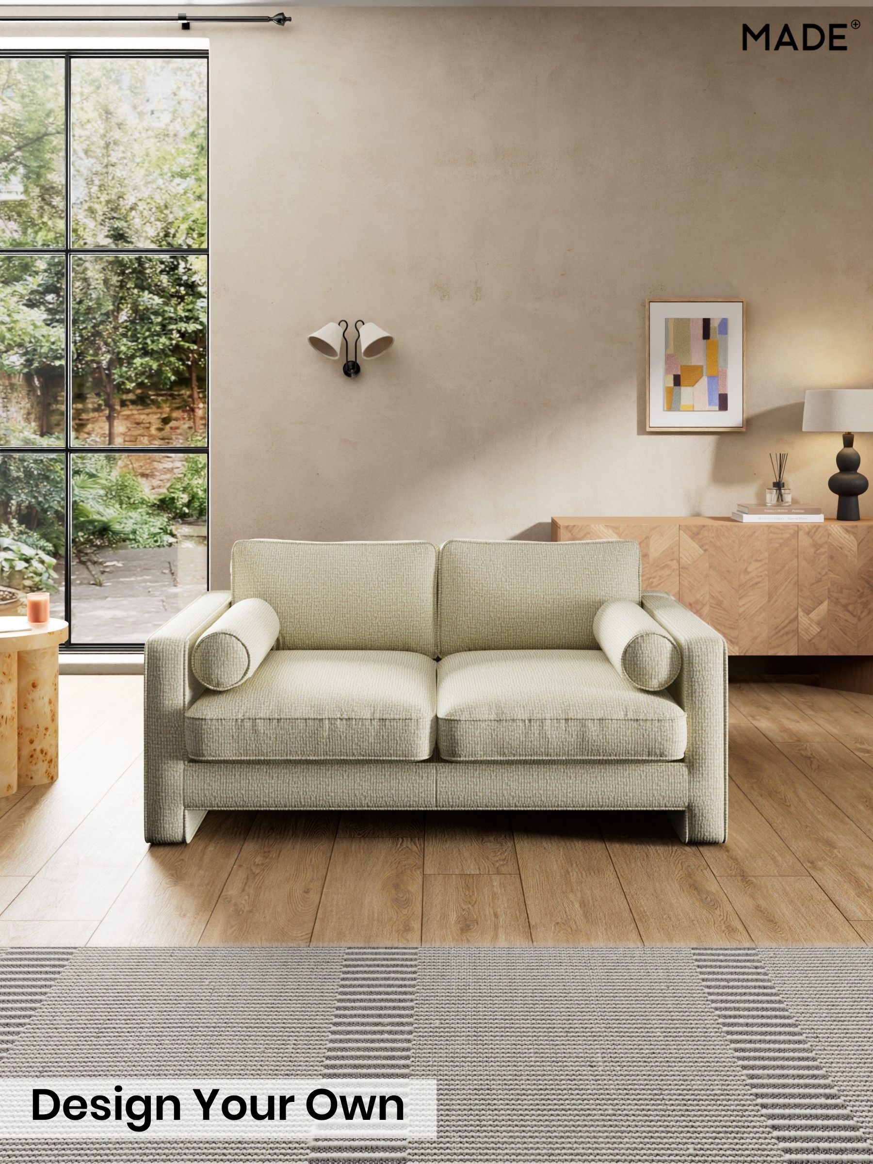 Tonal Boucle/Natural Oatmeal - Holloway By Made