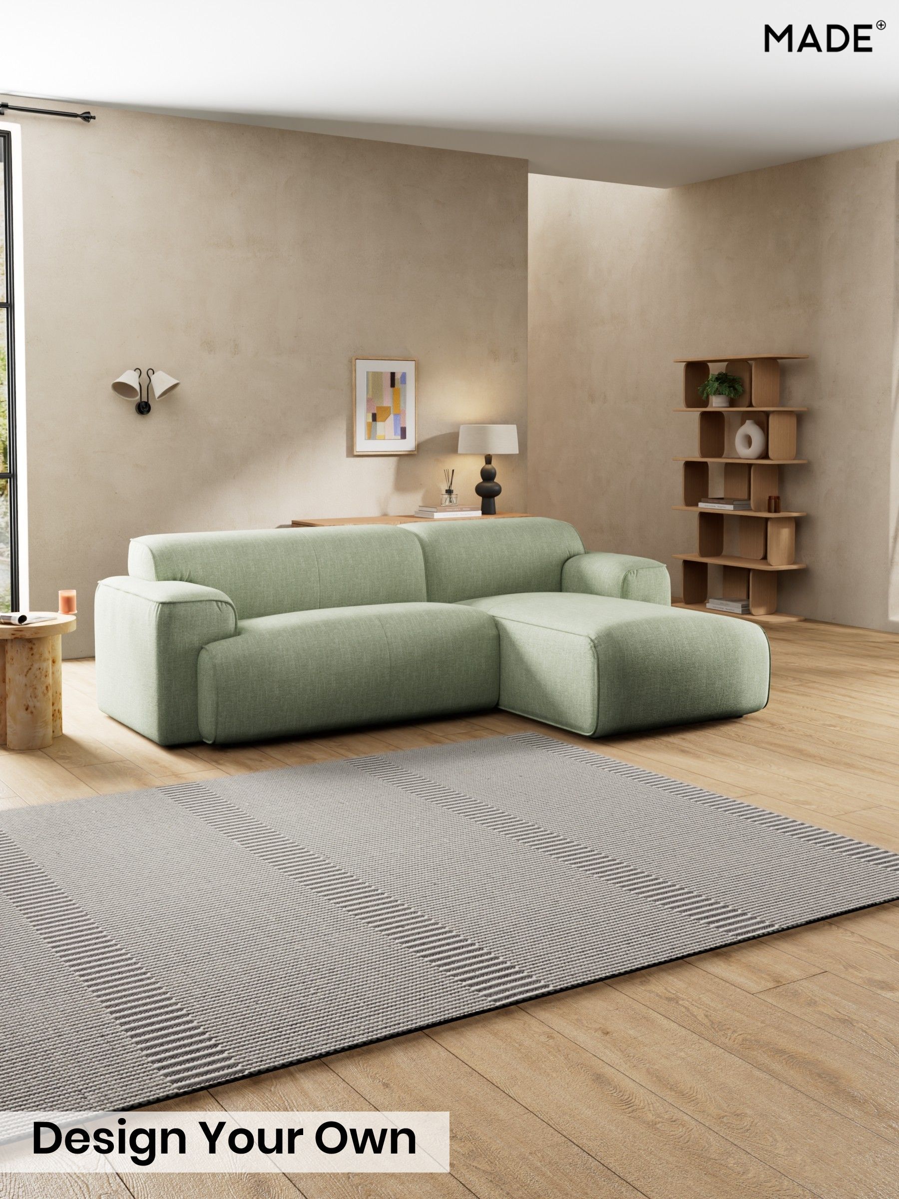 Woven Fleck/Sage Green - Avalon By Made