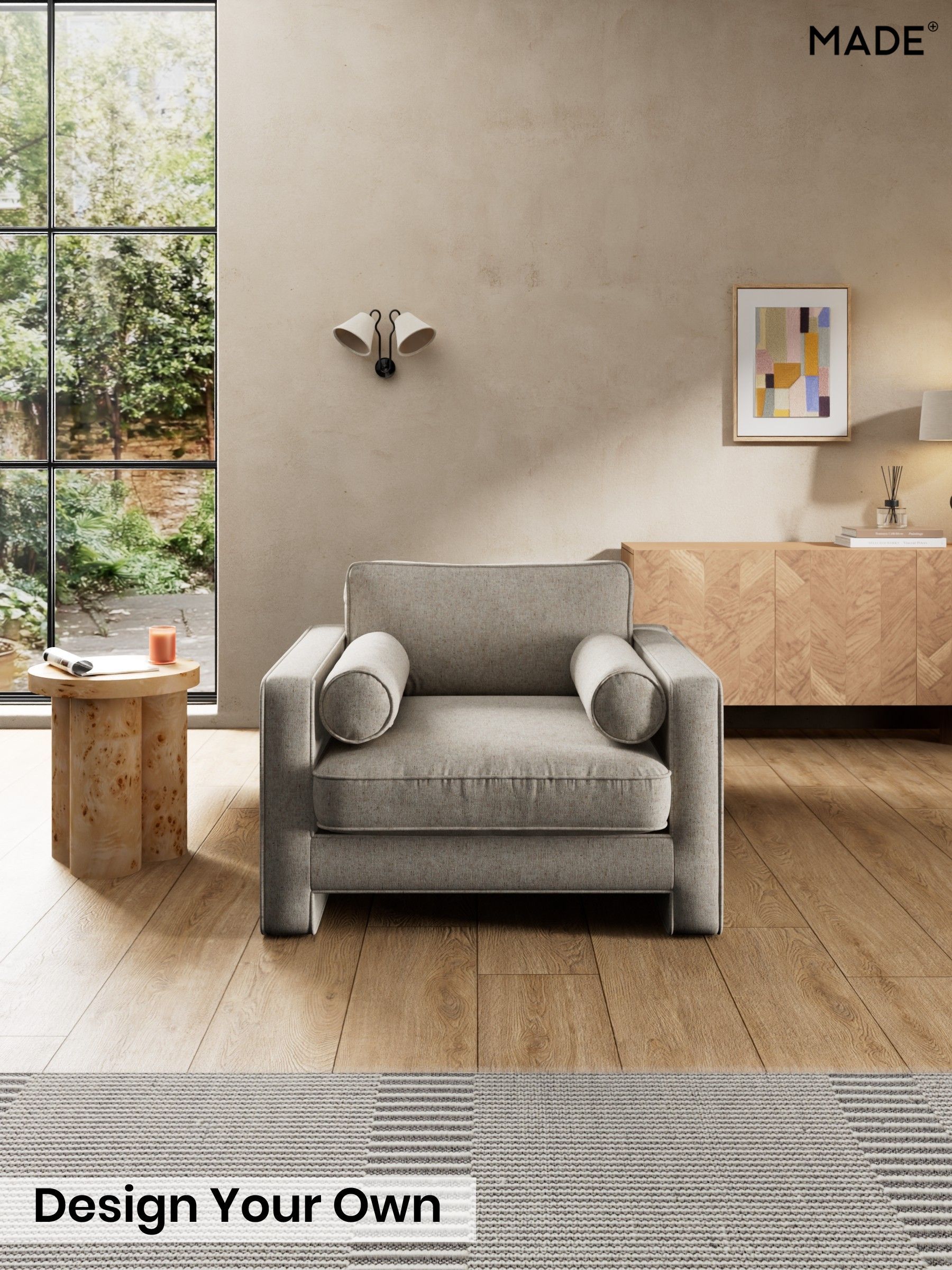 Woven Fleck/Natural - Holloway By Made