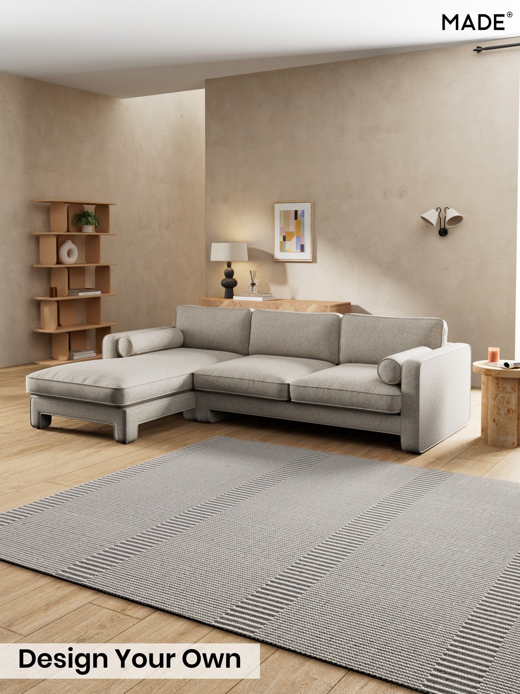 Woven Fleck/Natural - Holloway By Made
