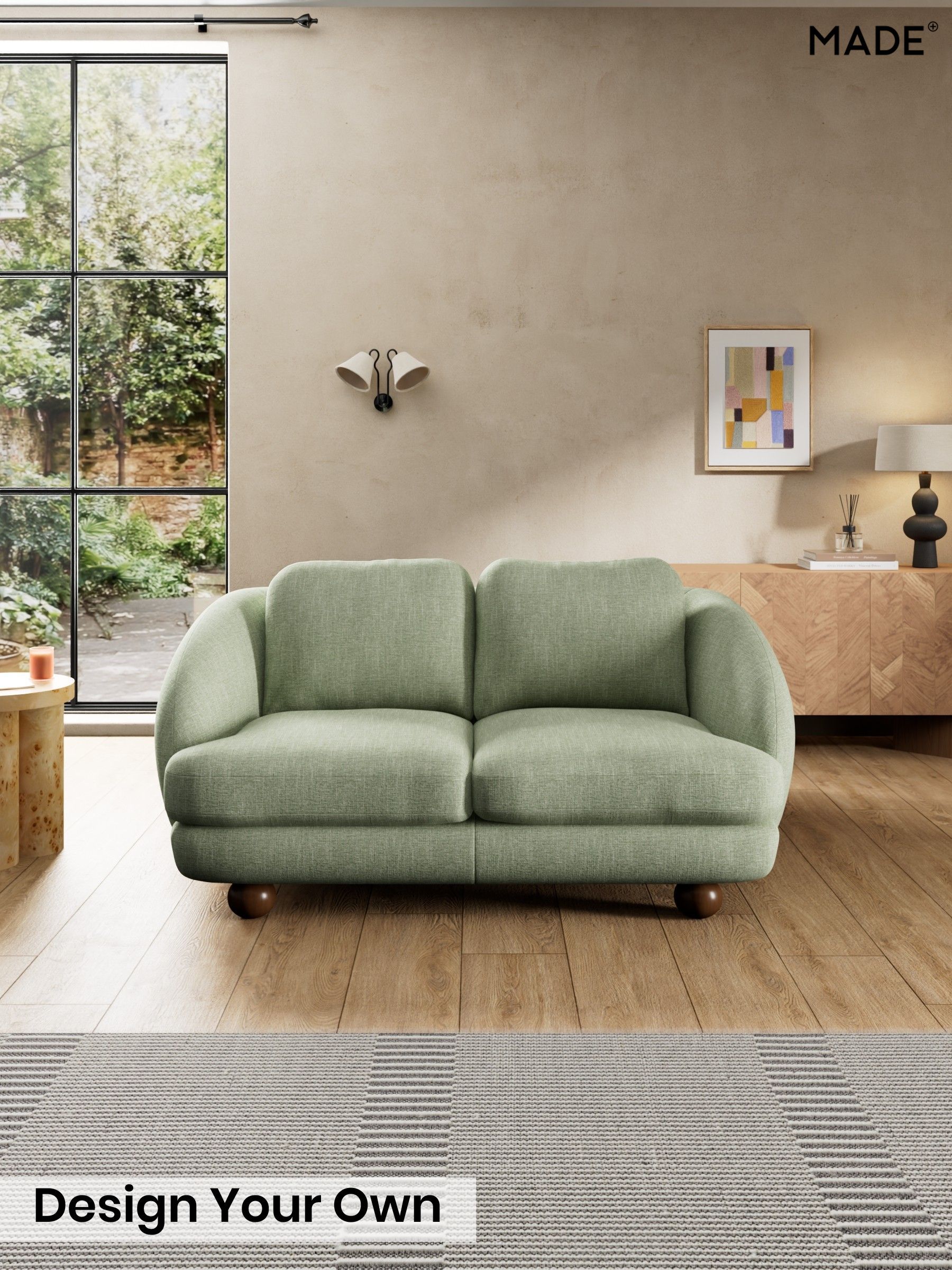 Woven Fleck/Sage Green - Madris By Made