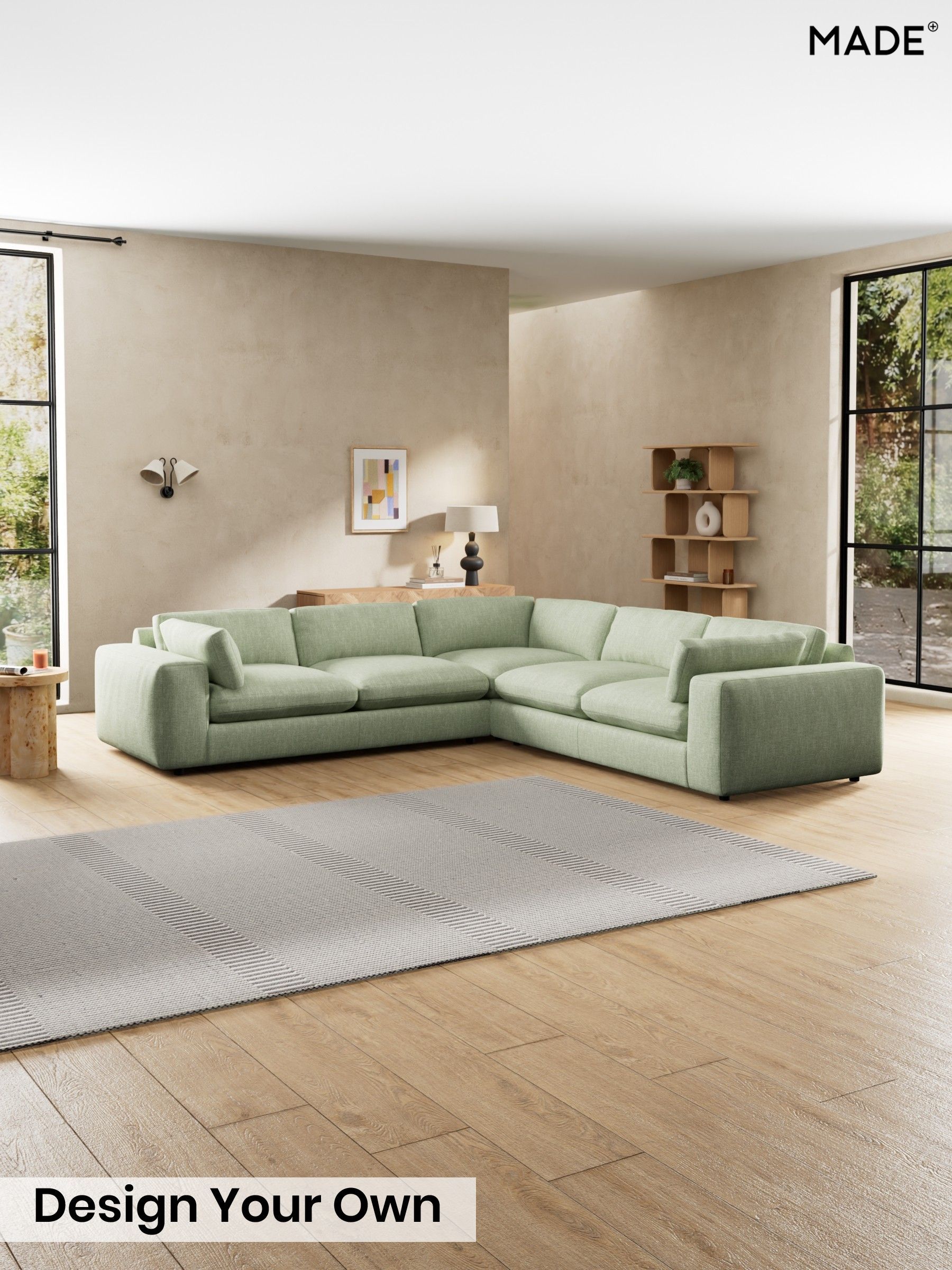 Woven Fleck/Sage Green - Alec By Made
