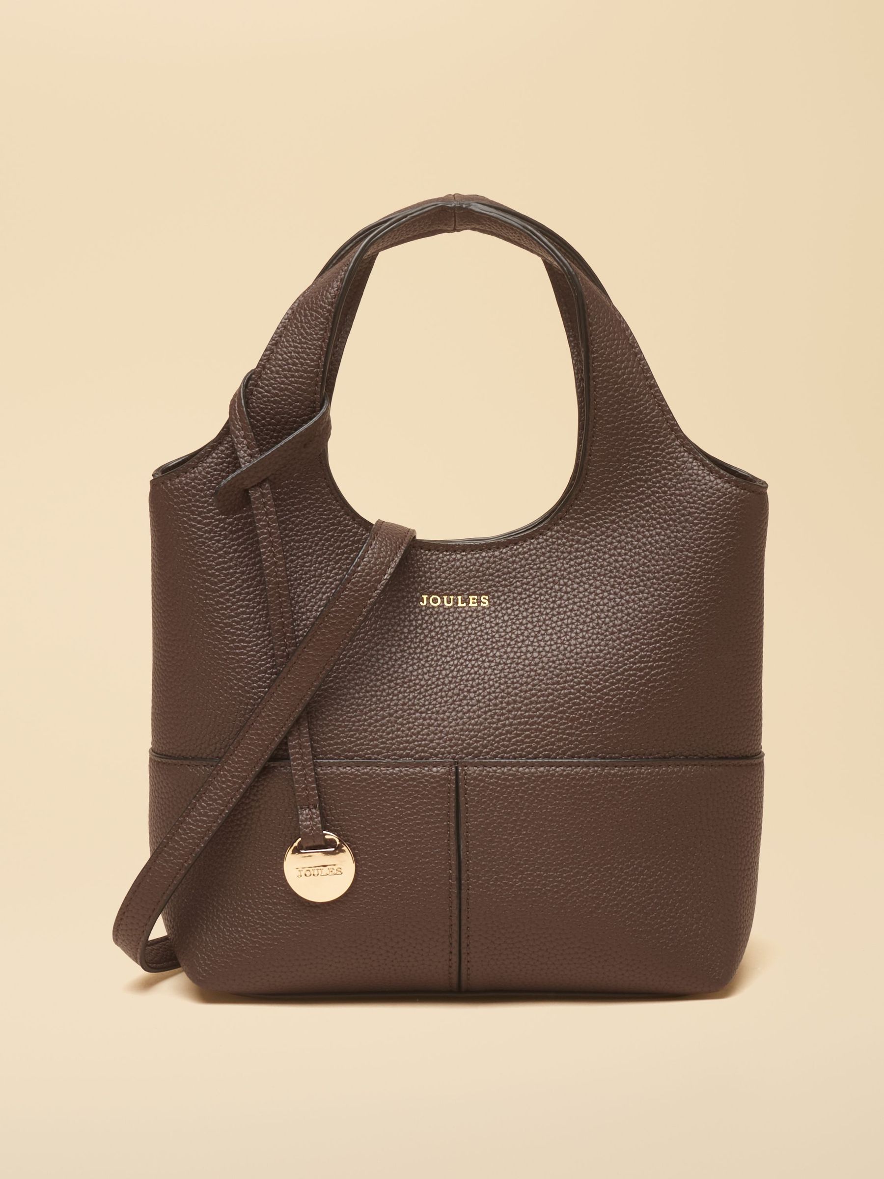 Chocolate Brown - Tophandle Tote Bag