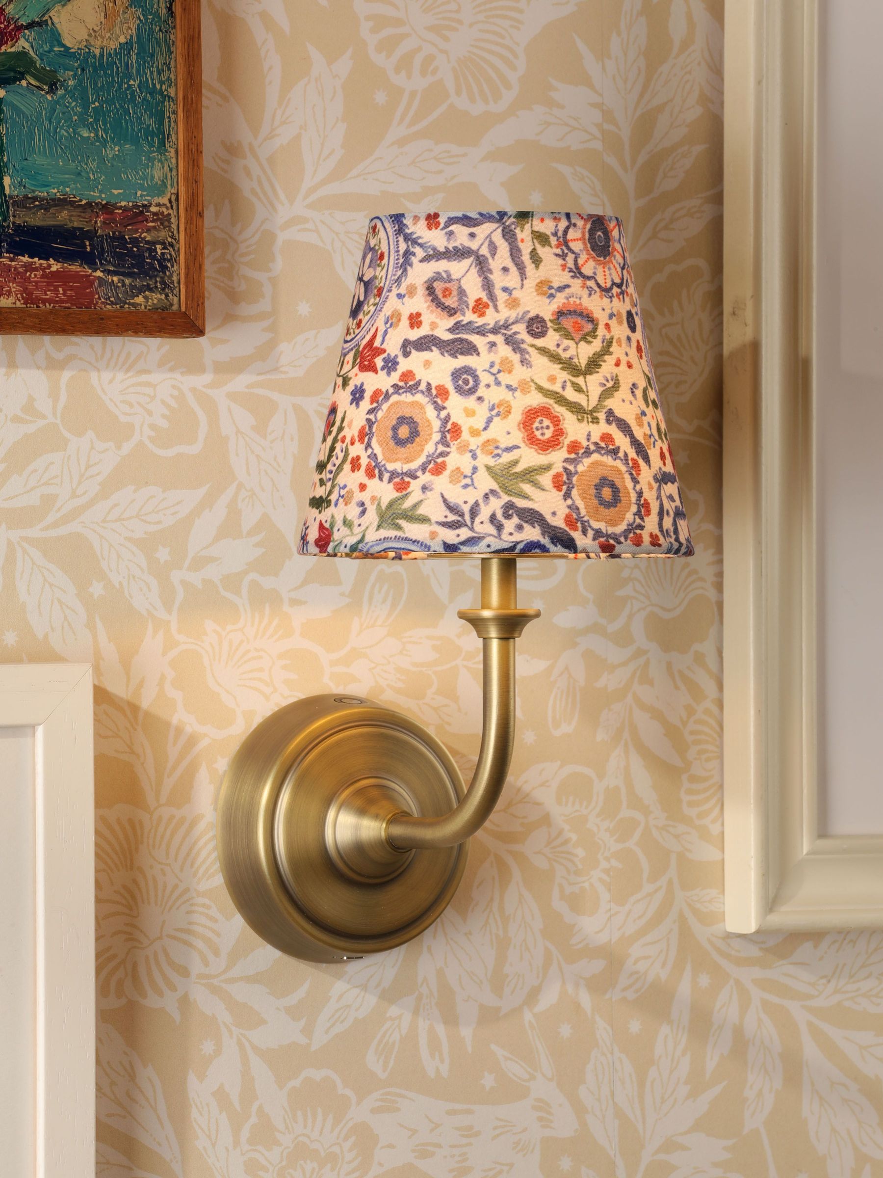 Festival Flowers Apsley Rechargeable LED Wall Light (G55595) | £50