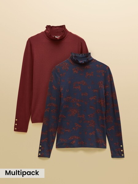Russet/Western - Jersey Layering Tops 2 Pack